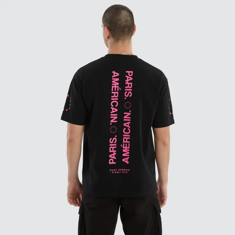 Echelon Box Fit Tee Jet Black sold by Neverland