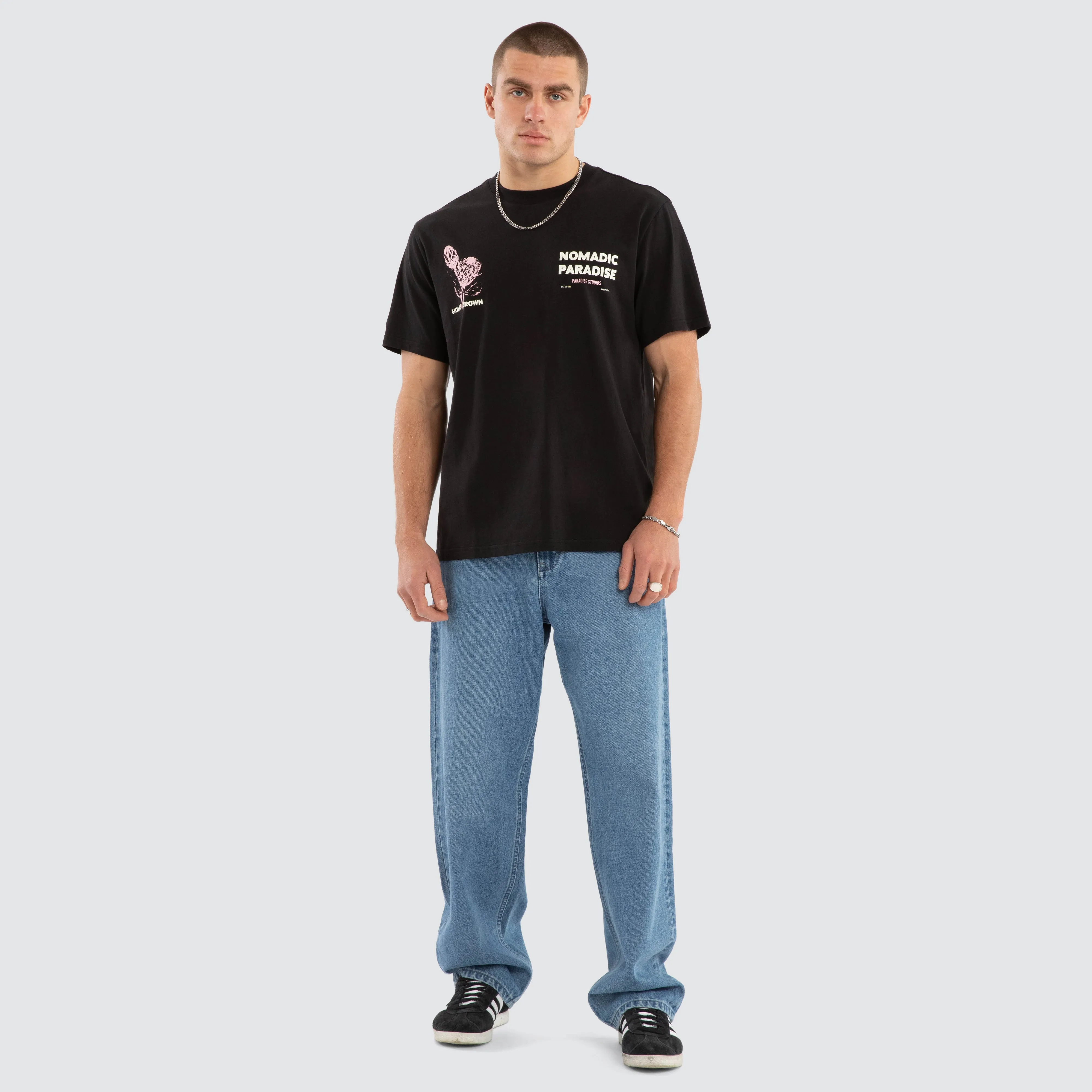 Bask Classic Tee Jet Black sold by Neverland product image thumbnail 2