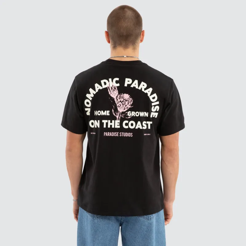 Bask Classic Tee Jet Black sold by Neverland