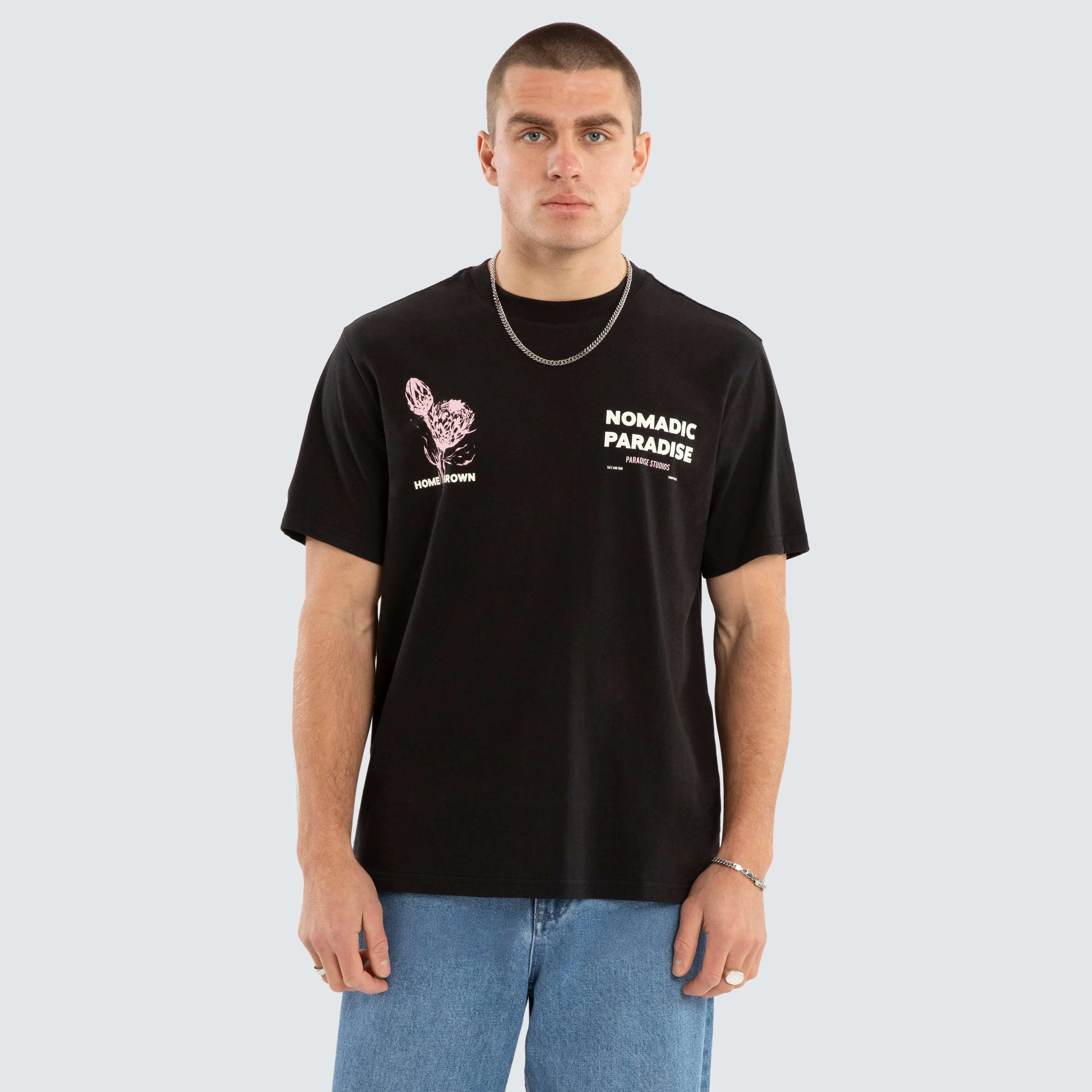 Bask Classic Tee Jet Black sold by Neverland product image thumbnail 3