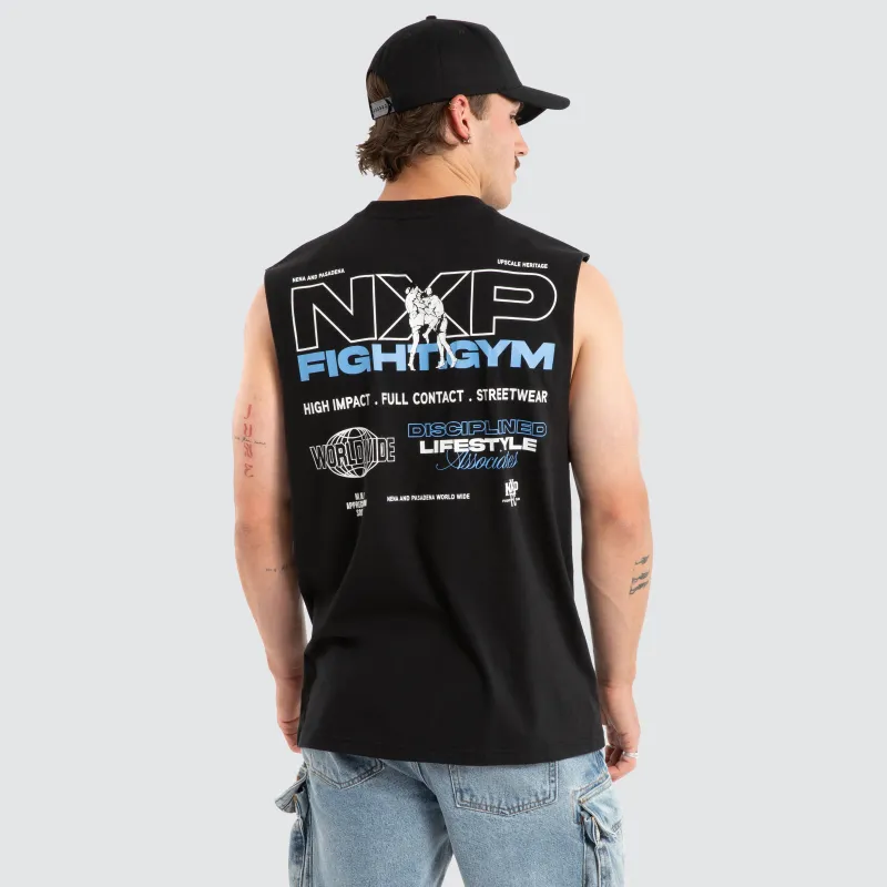 Script Relaxed Muscle Jet Black sold by Neverland