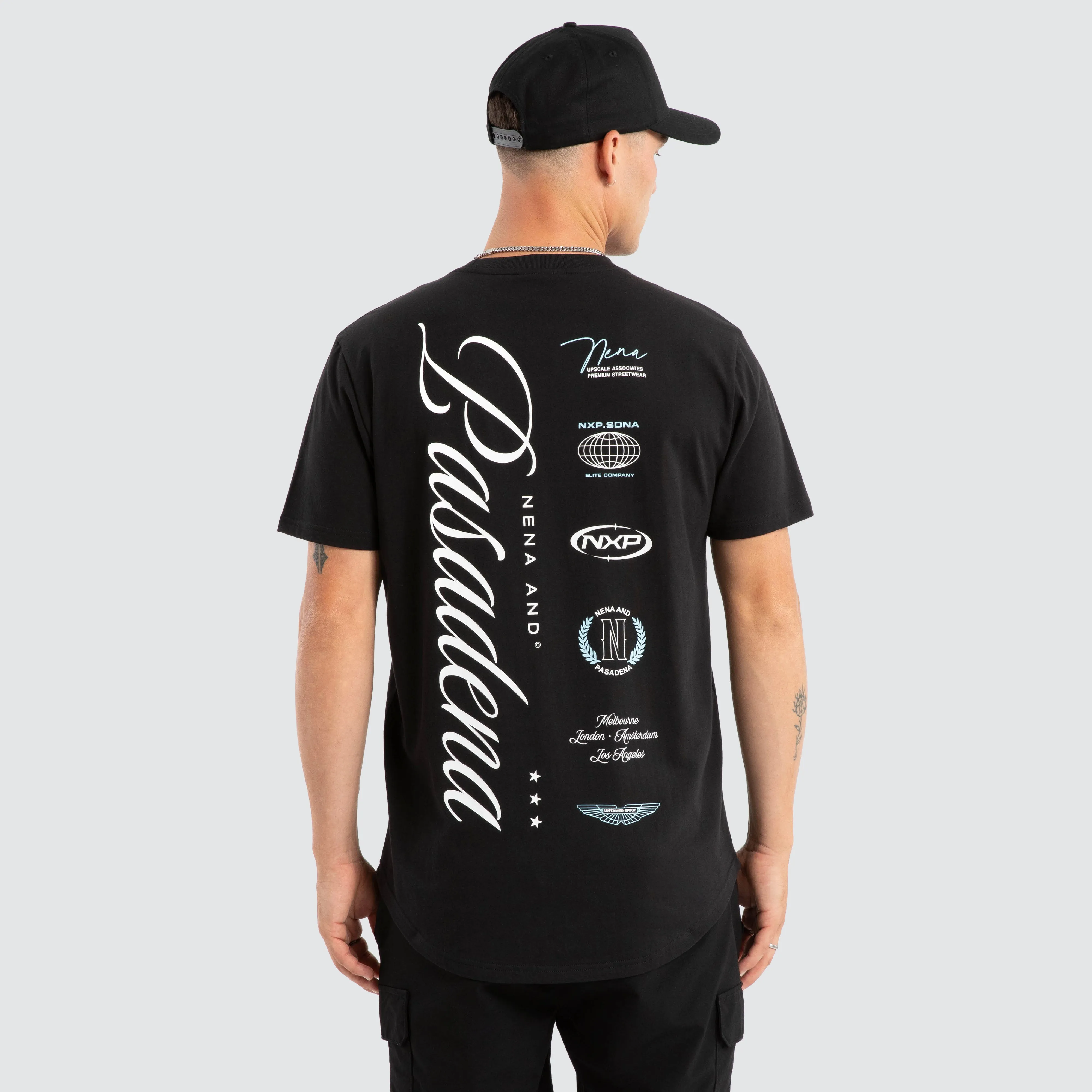 Pledge Dual Curved Tee Jet Black sold by Neverland