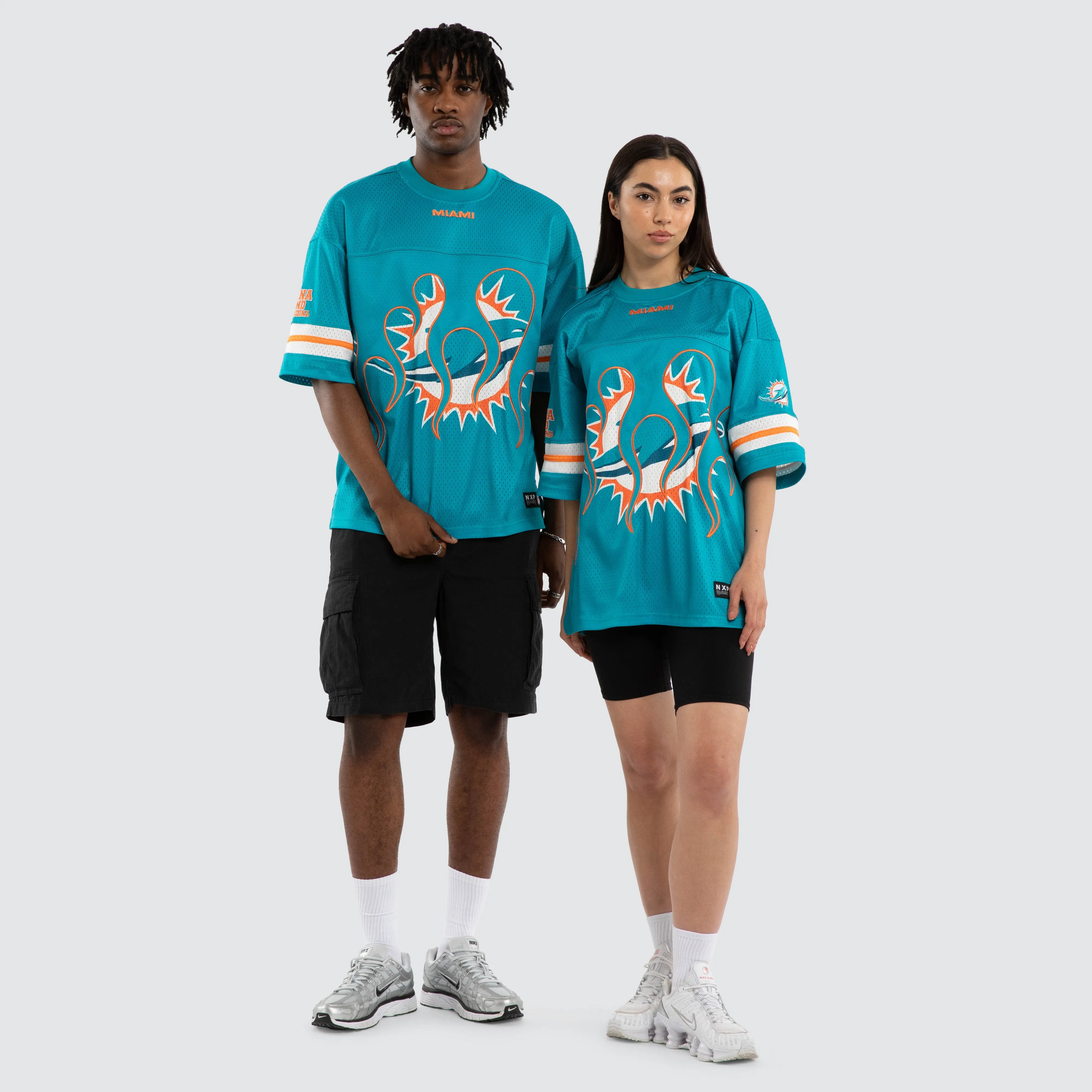Miami Dolphins NFL Flame Tee Aqua sold by Neverland product image thumbnail 3