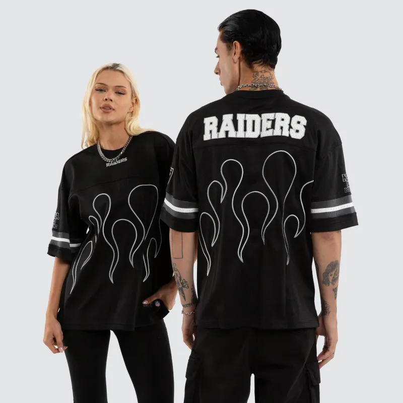 Las Vegas Raiders NFL Dark Flame Tee Jet Black sold by Neverland