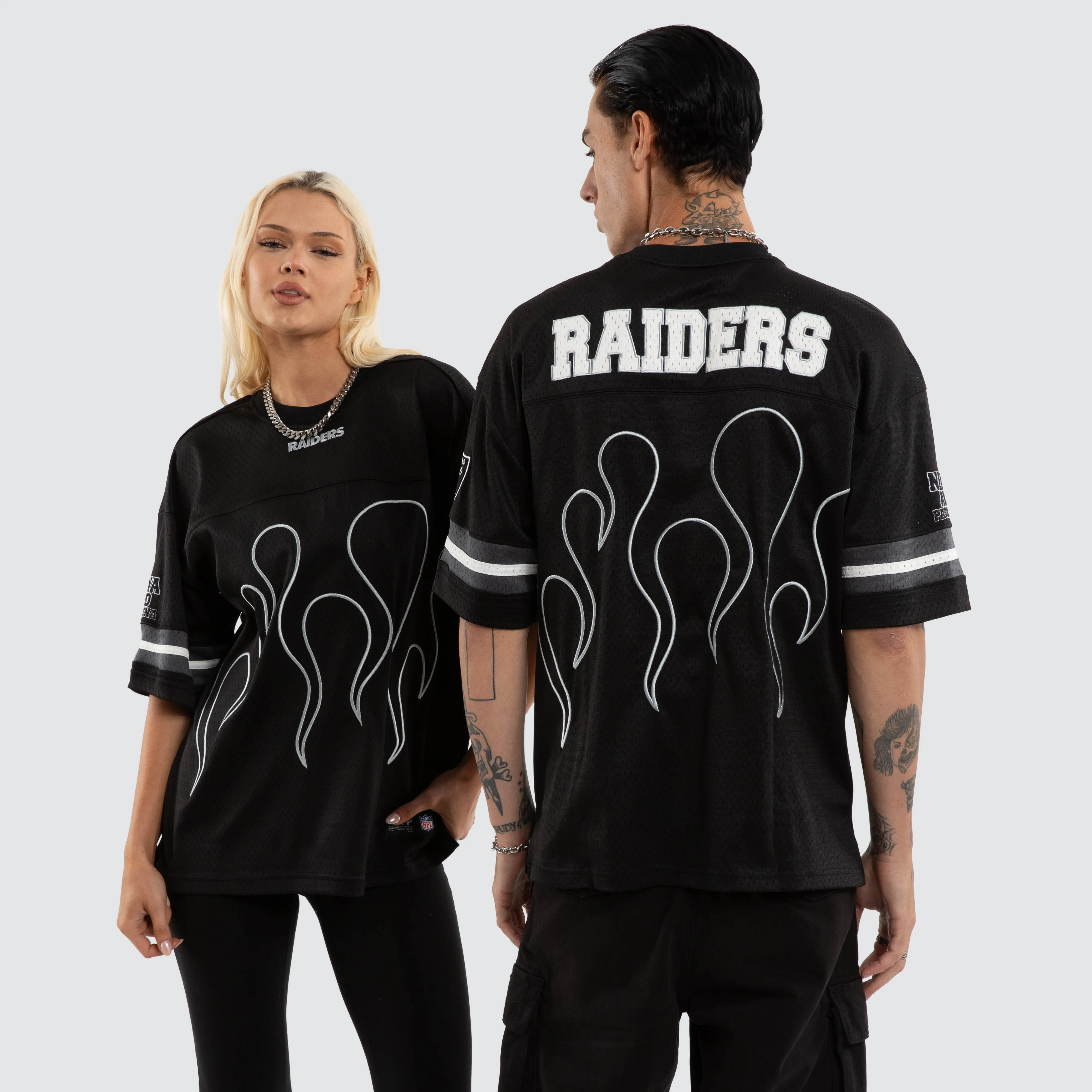 Las Vegas Raiders NFL Dark Flame Tee Jet Black sold by Neverland