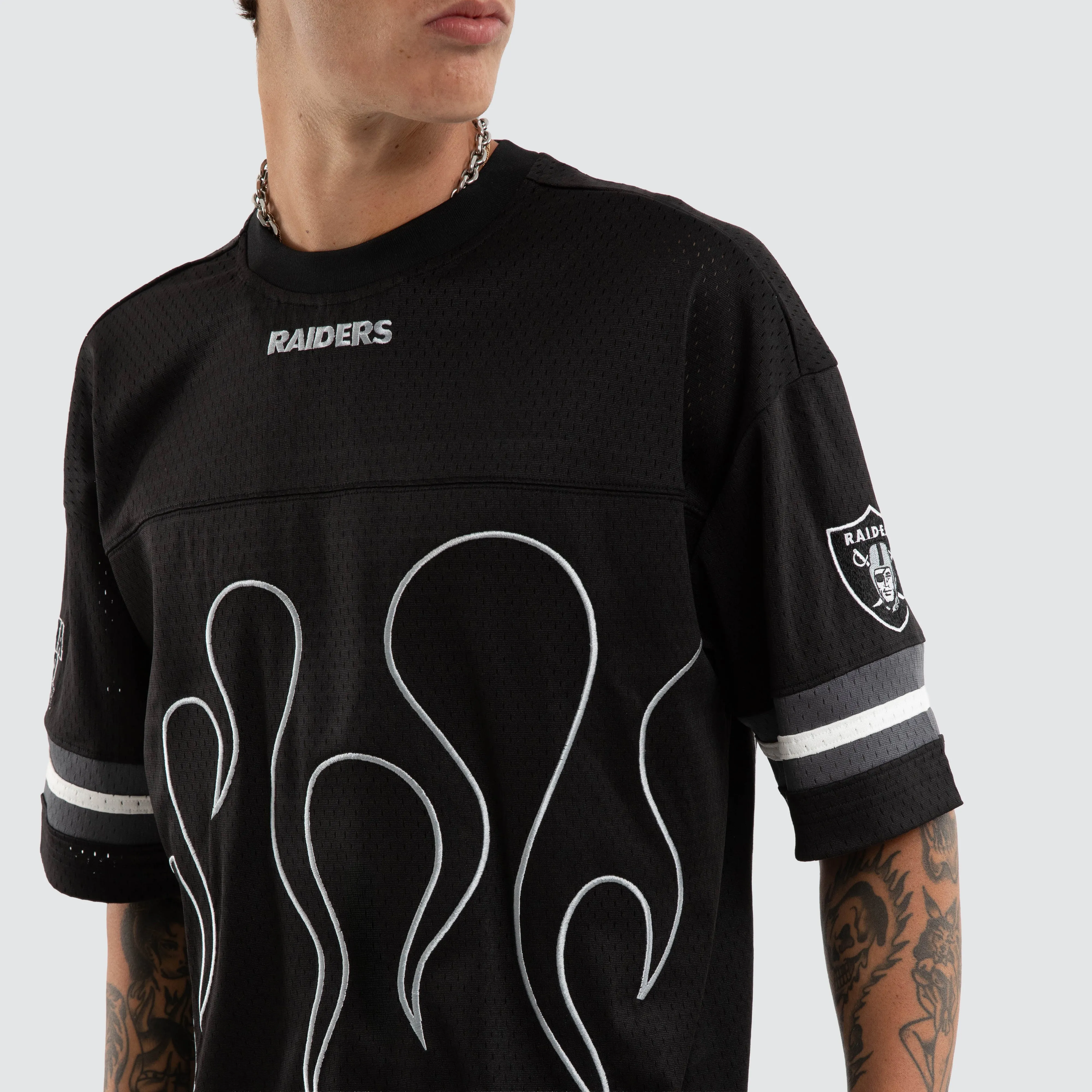 Las Vegas Raiders NFL Dark Flame Tee Jet Black sold by Neverland product image thumbnail 5