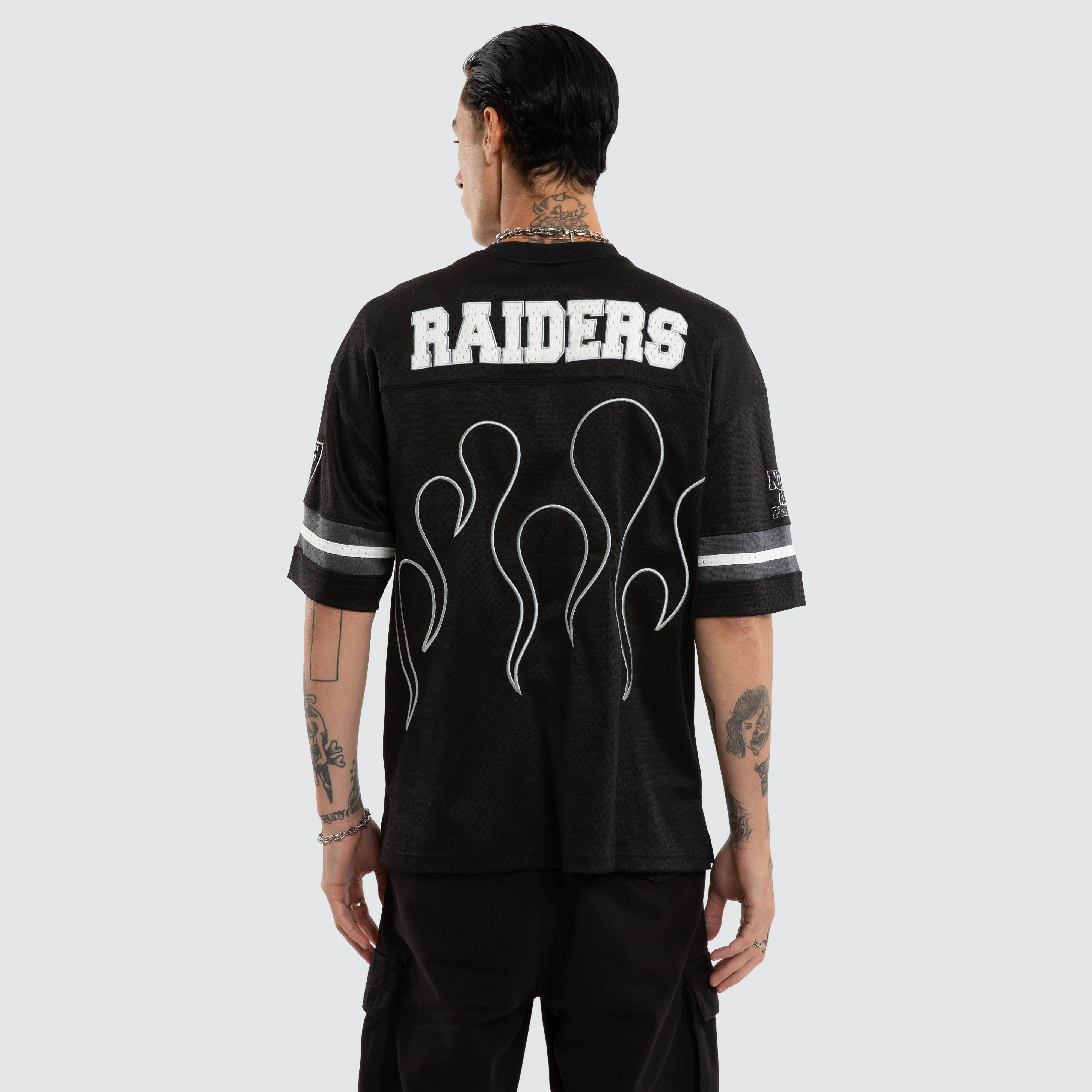 Las Vegas Raiders NFL Dark Flame Tee Jet Black sold by Neverland product image thumbnail 3
