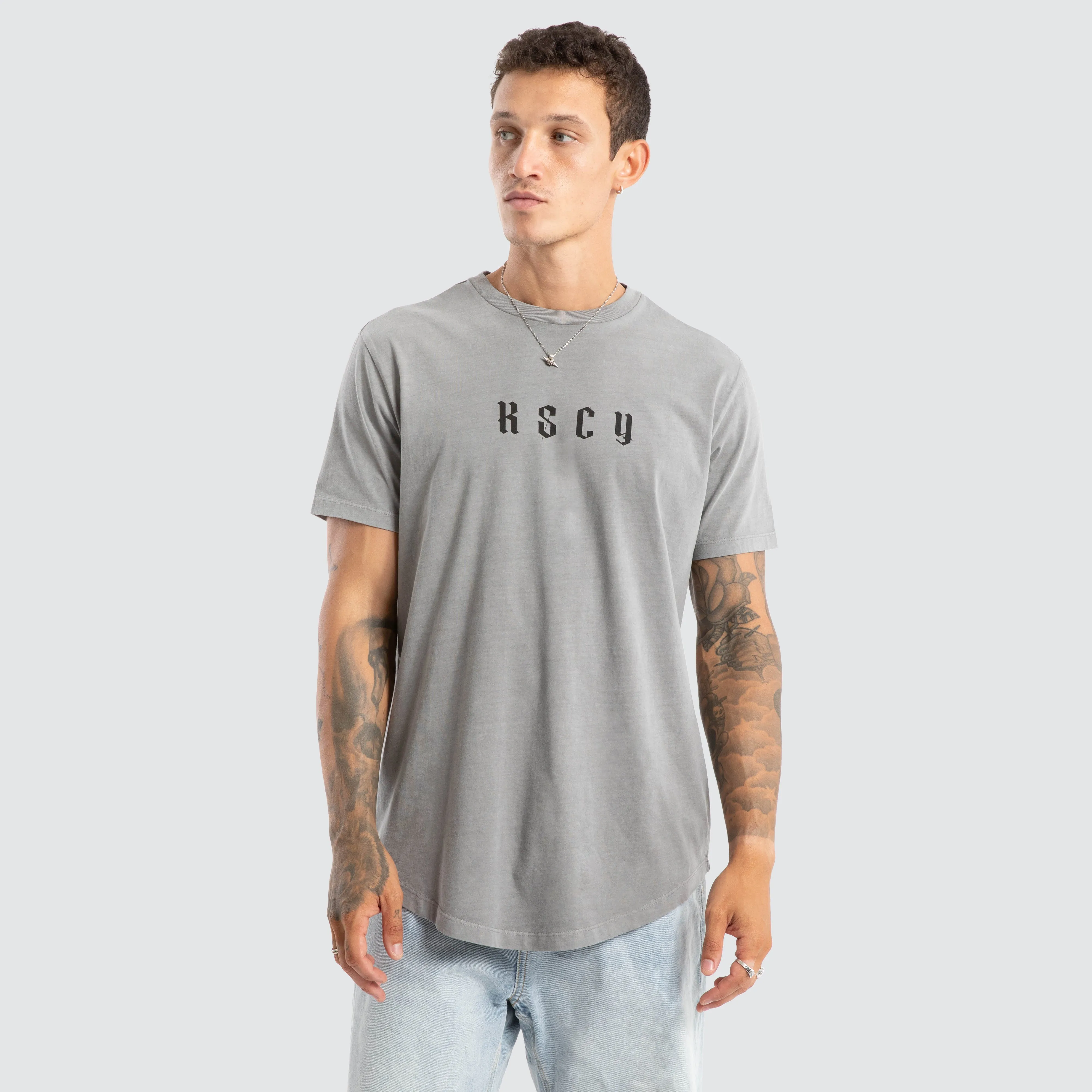 Surplus Dual Curved Tee Pigment Frost Grey sold by Neverland product image thumbnail 4