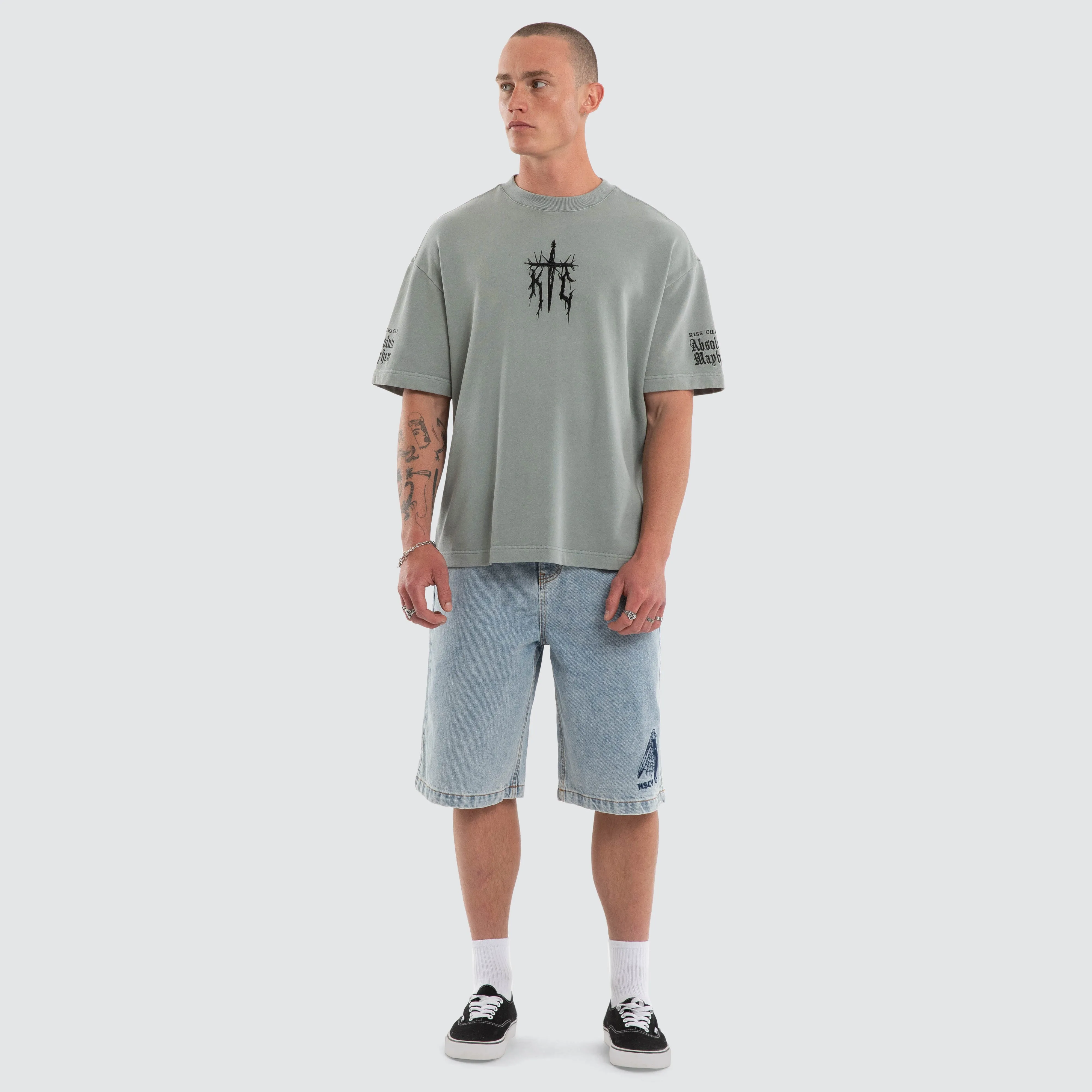 Absolute Loopback Street Tee Pigment Limestone sold by Neverland product image thumbnail 2