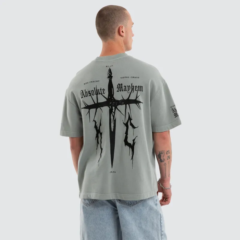 Absolute Loopback Street Tee Pigment Limestone sold by Neverland