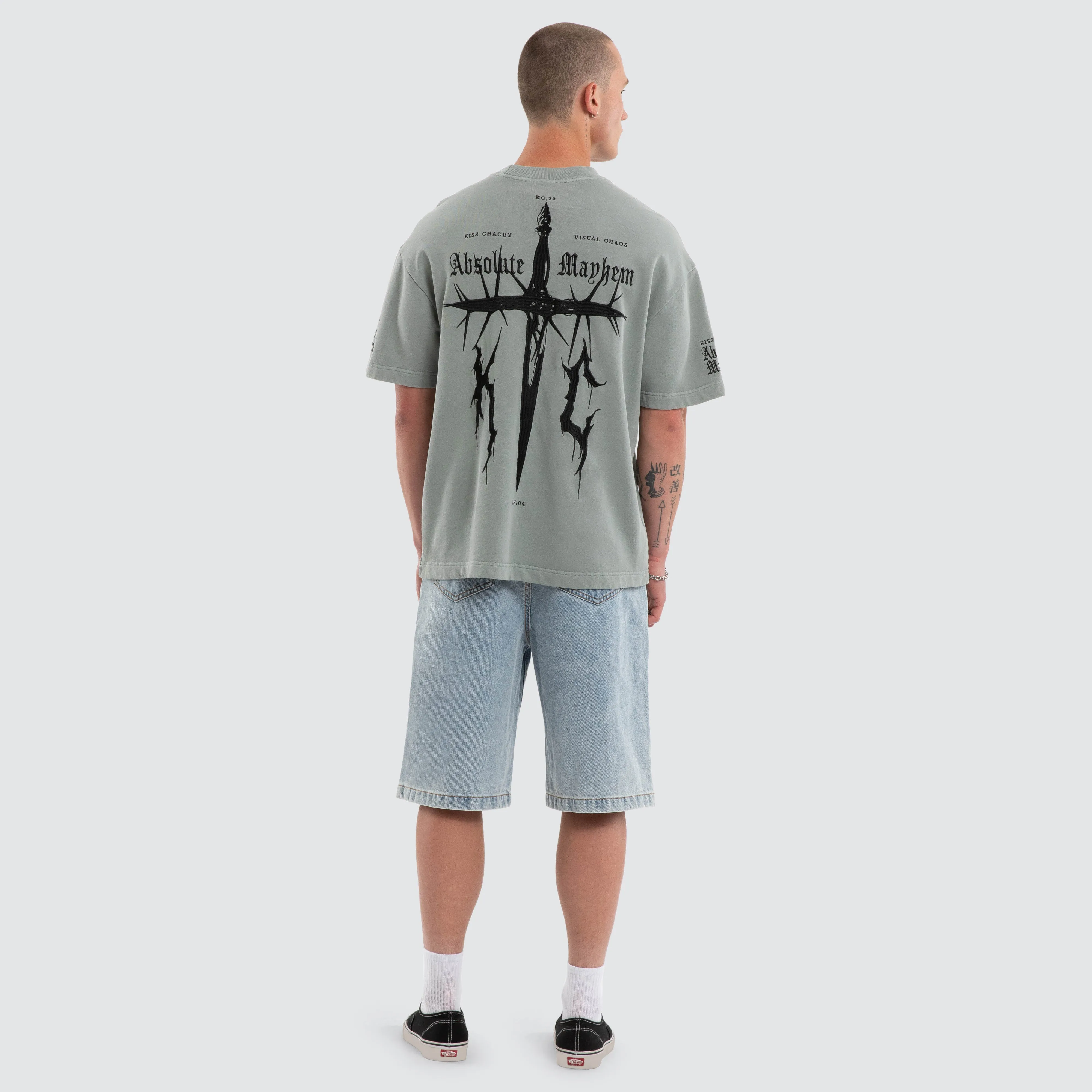 Absolute Loopback Street Tee Pigment Limestone sold by Neverland product image thumbnail 3