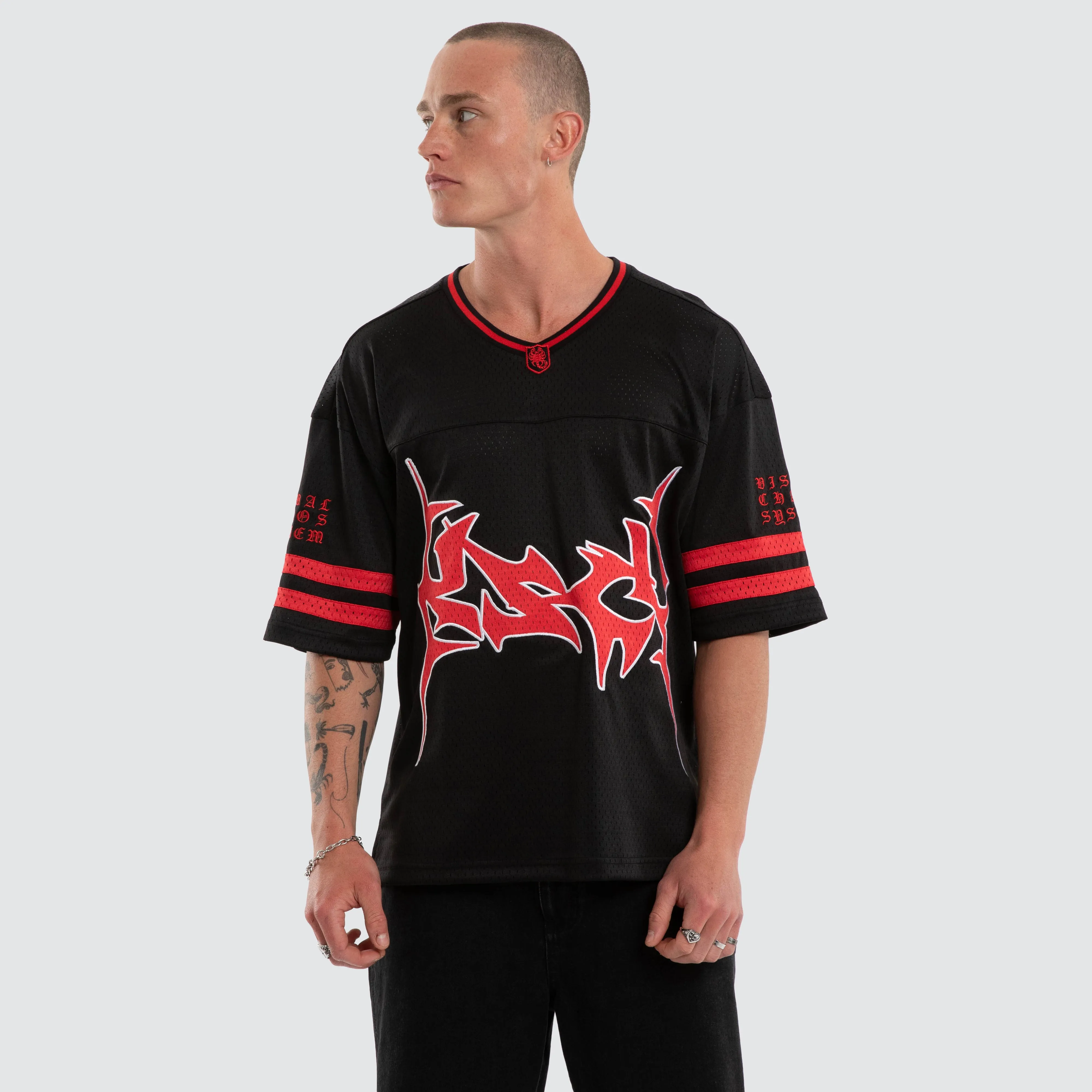 Siren Football Jersey Jet Black sold by Neverland