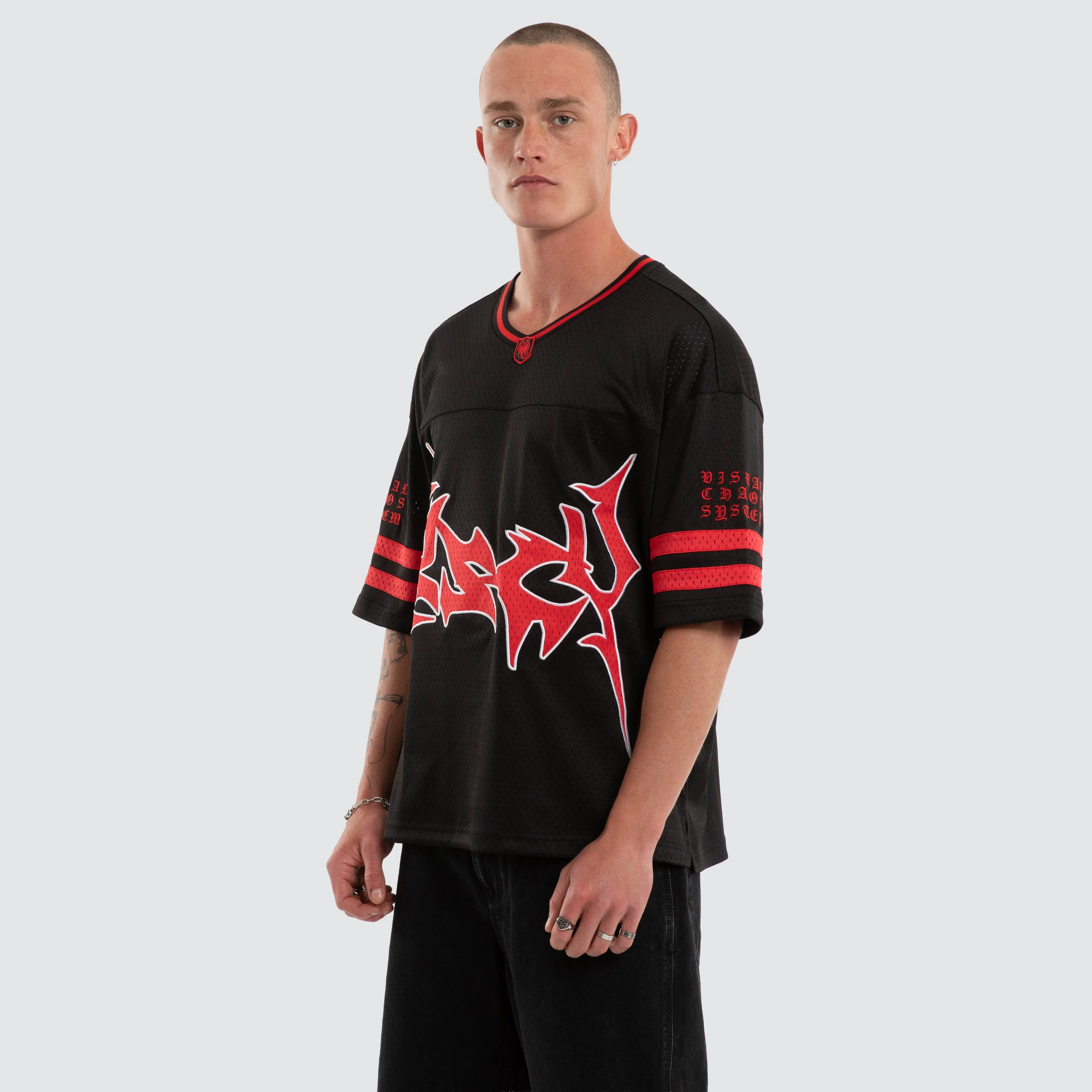 Siren Football Jersey Jet Black sold by Neverland product image thumbnail 3