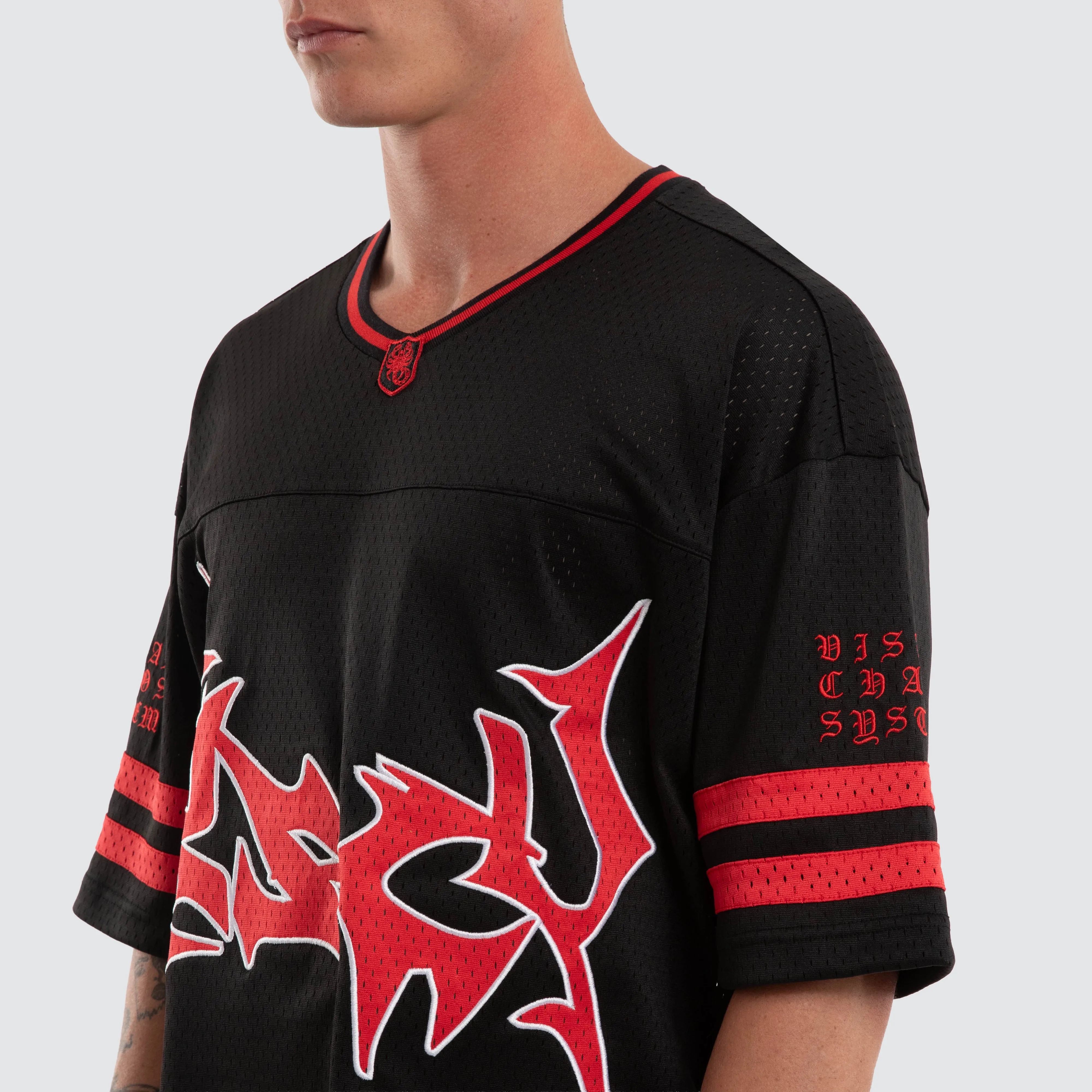 Siren Football Jersey Jet Black sold by Neverland product image thumbnail 4