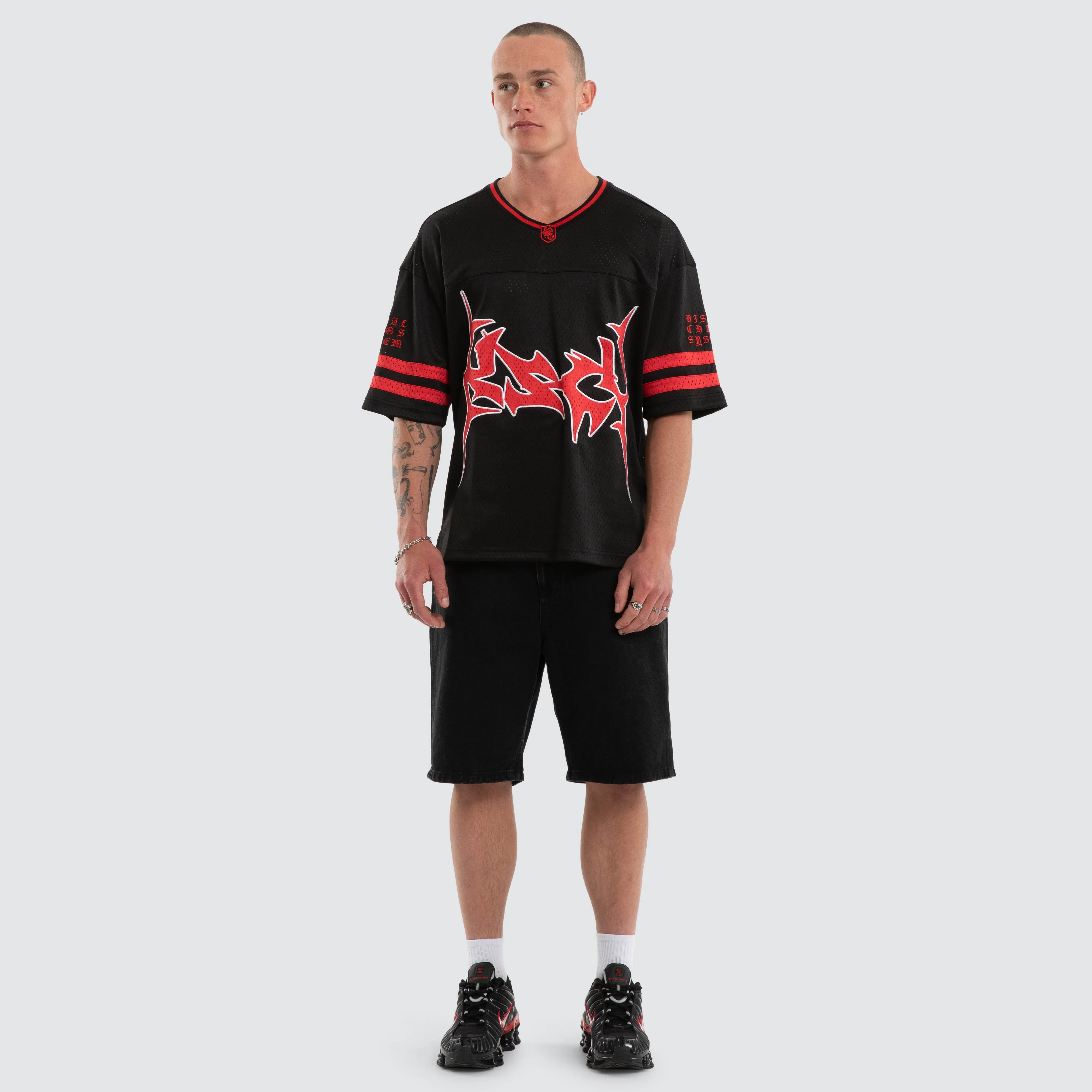 Siren Football Jersey Jet Black sold by Neverland product image thumbnail 5