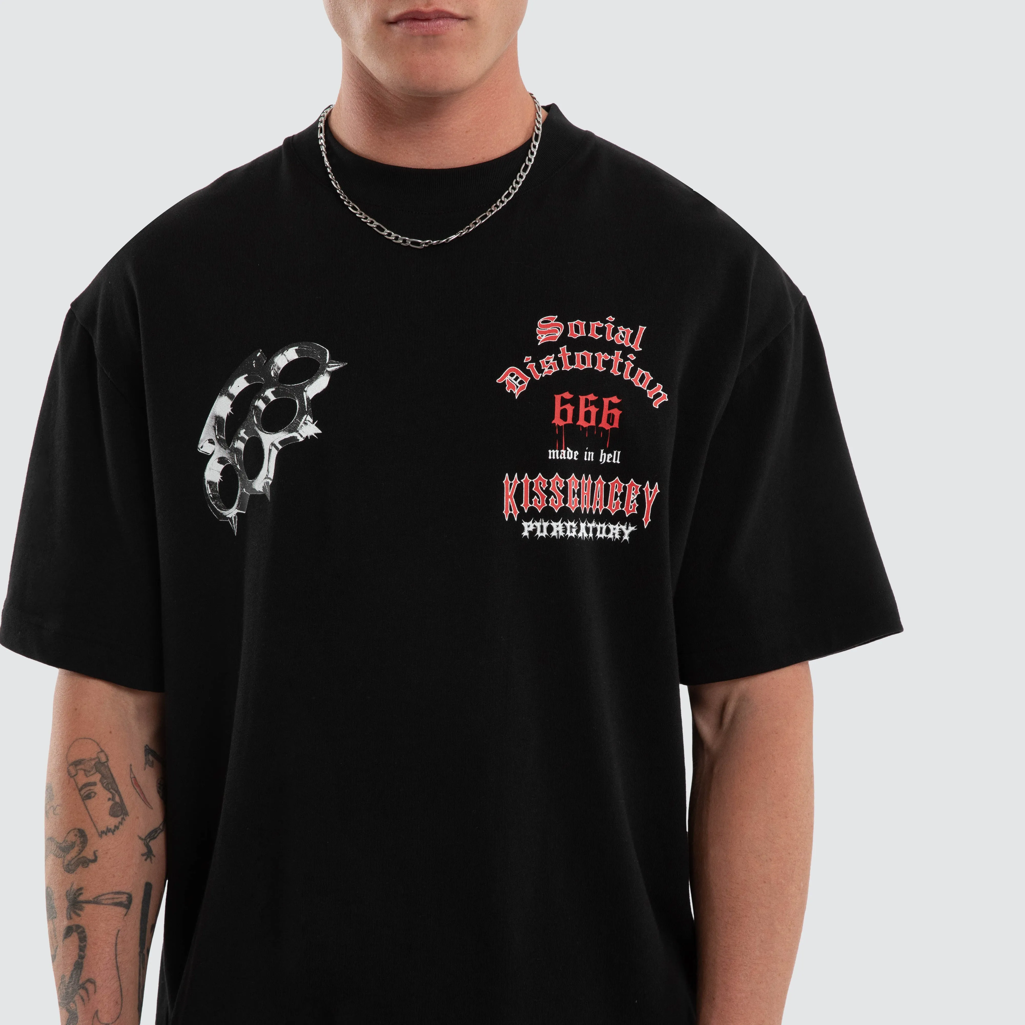 Distortion Street Tee Jet Black sold by Neverland product image thumbnail 5