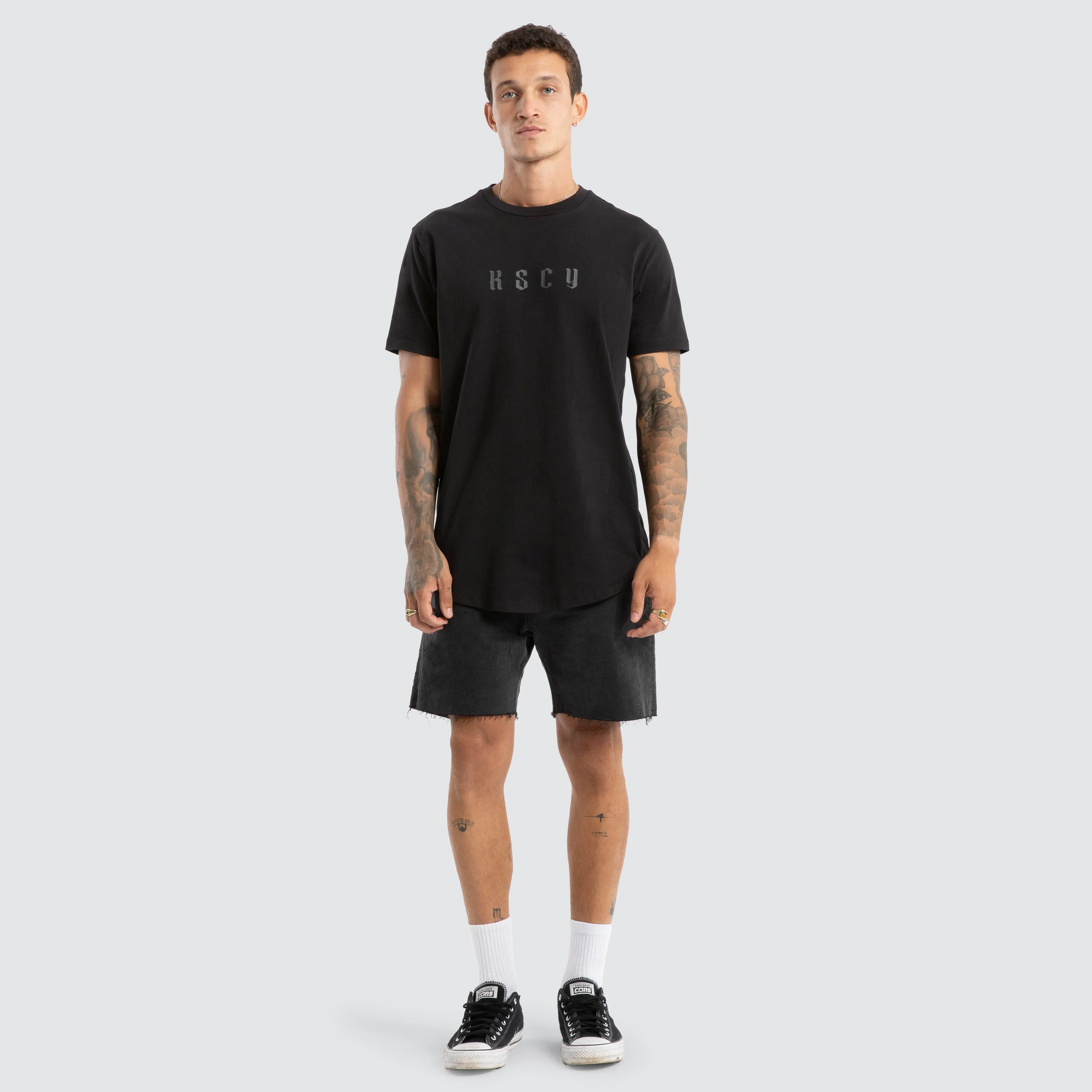 Surplus Dual Curved Tee Jet Black sold by Neverland product image thumbnail 2