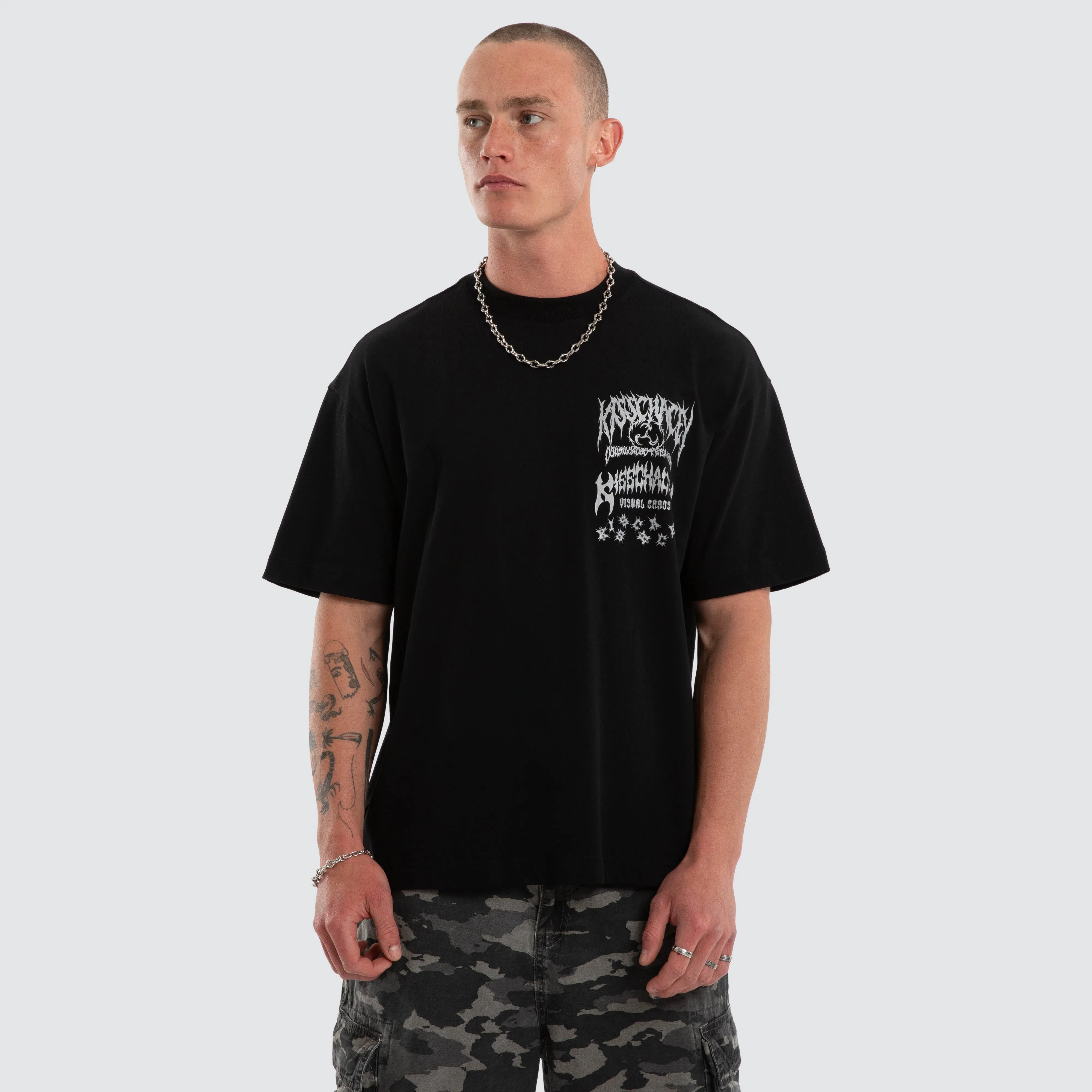 Astra Street Tee Jet Black sold by Neverland product image thumbnail 3