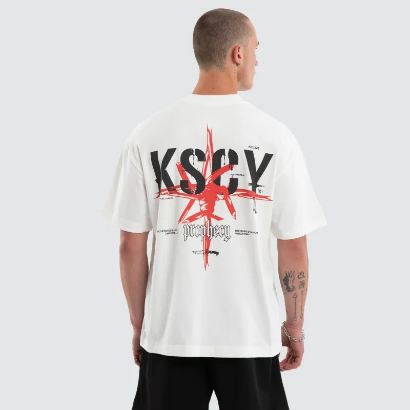 Prophecy Street Tee Natural White sold by Neverland