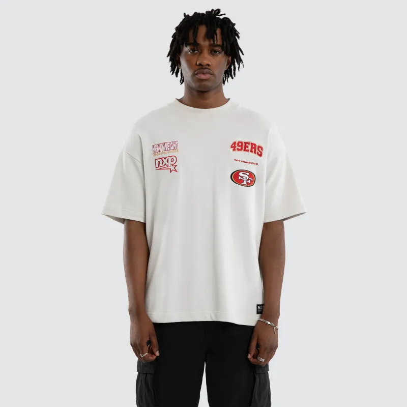 San Francisco 49ers NFL Surround Tee Glacier Grey sold by Neverland