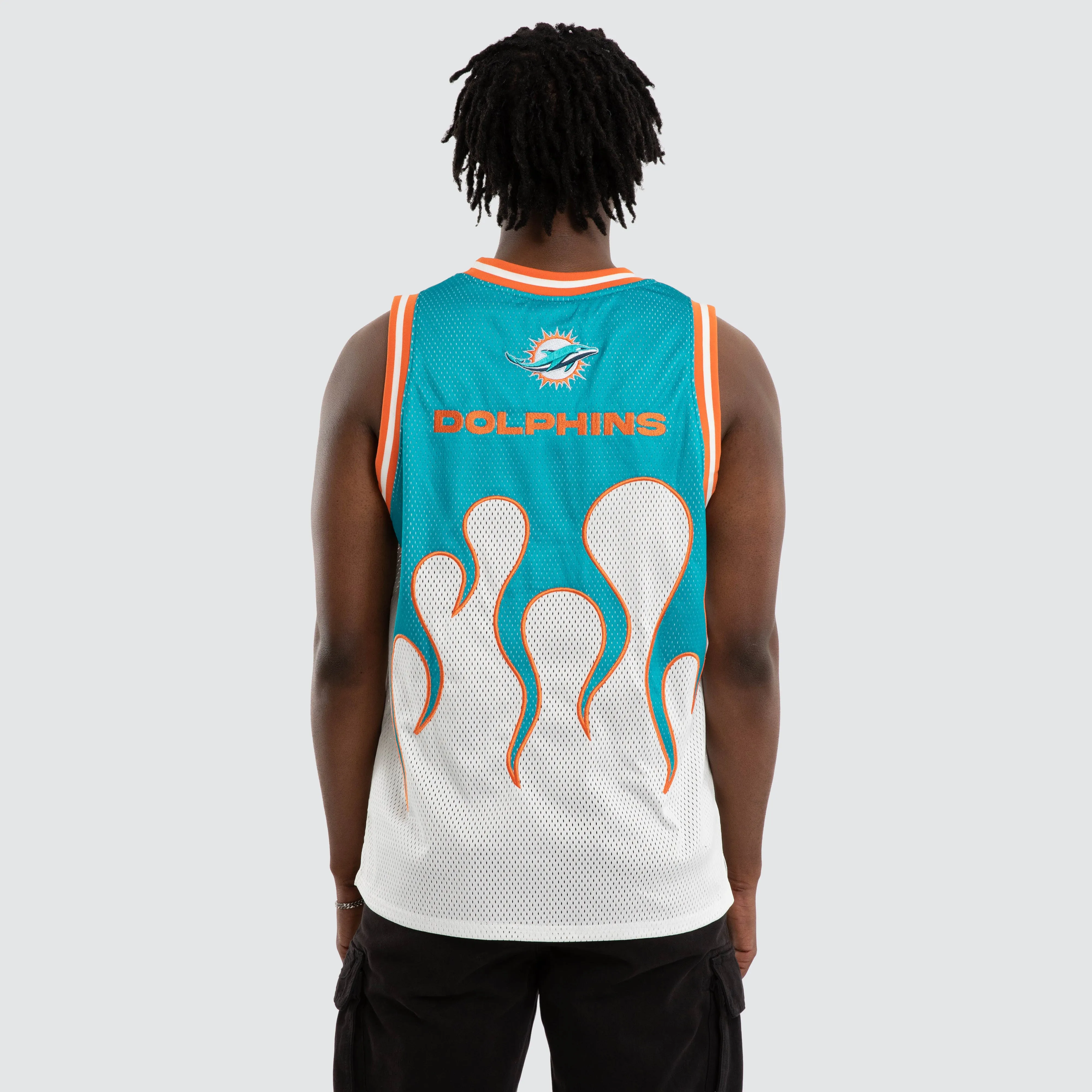 Miami Dolphins NFL Basketball Jersey Aqua/White sold by Neverland product image thumbnail 2