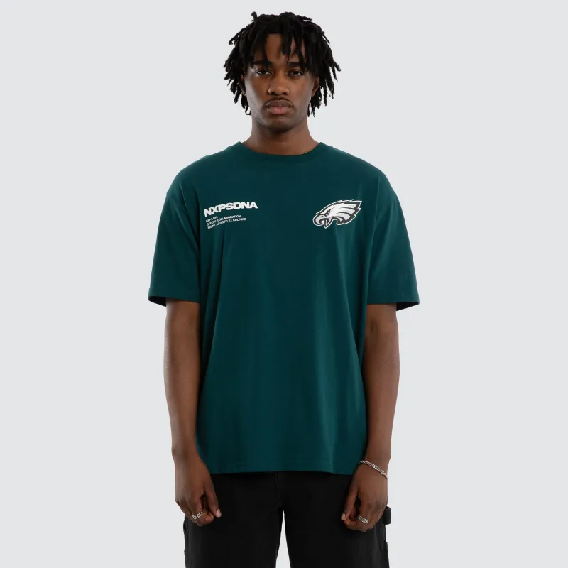 Philadelphia Eagles NFL Driven Tee Midnight Green sold by Neverland