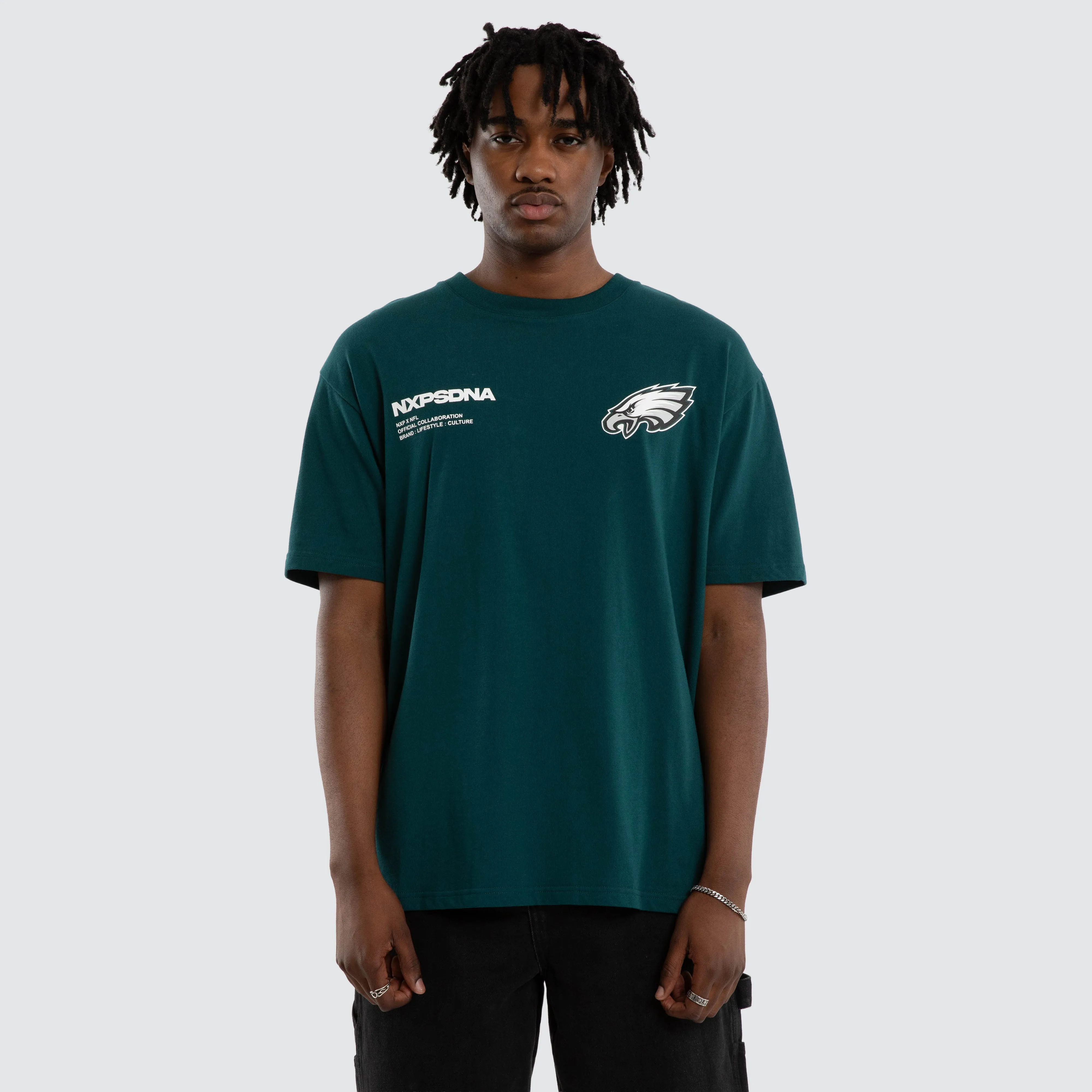 Philadelphia Eagles NFL Driven Tee Midnight Green sold by Neverland