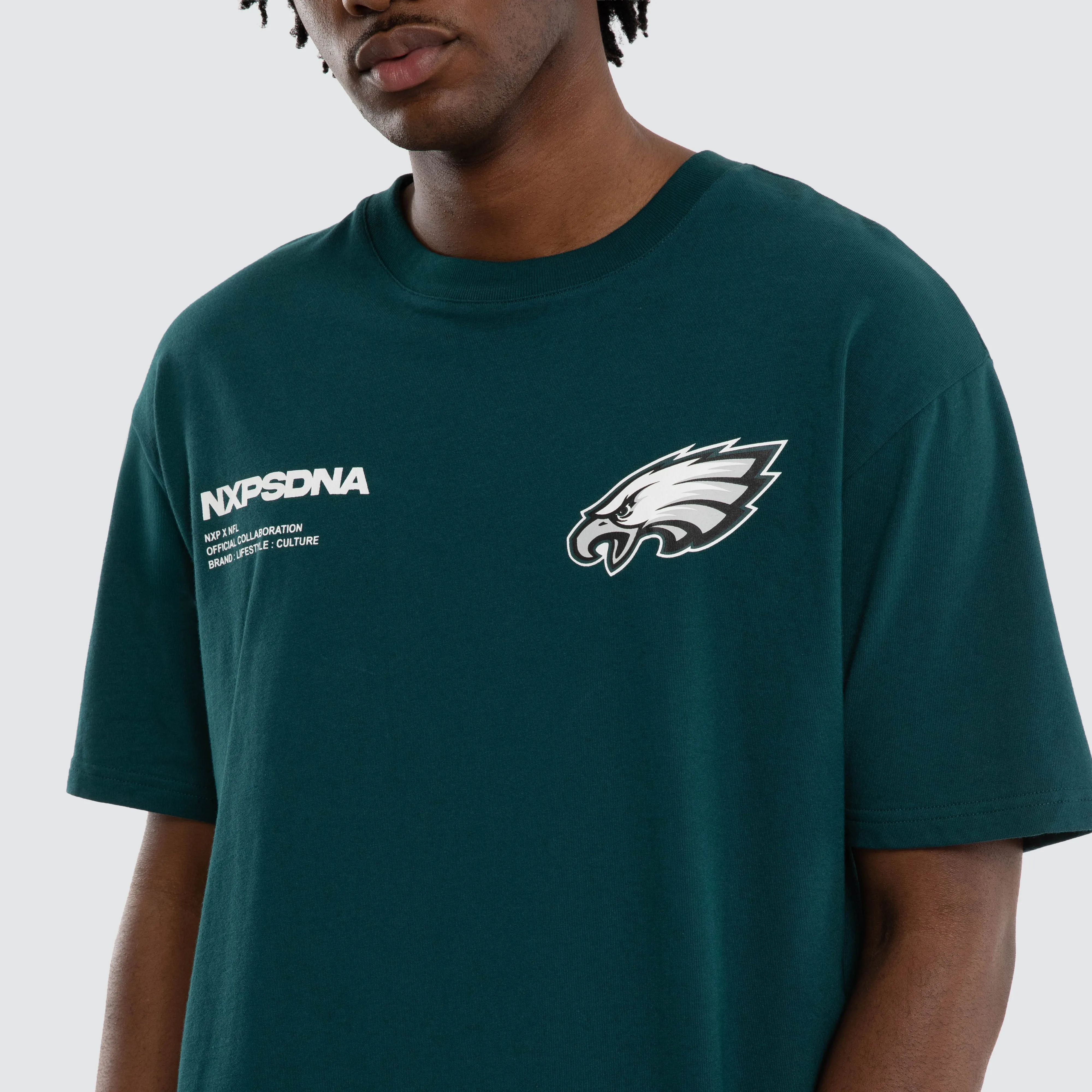 Philadelphia Eagles NFL Driven Tee Midnight Green sold by Neverland product image thumbnail 5