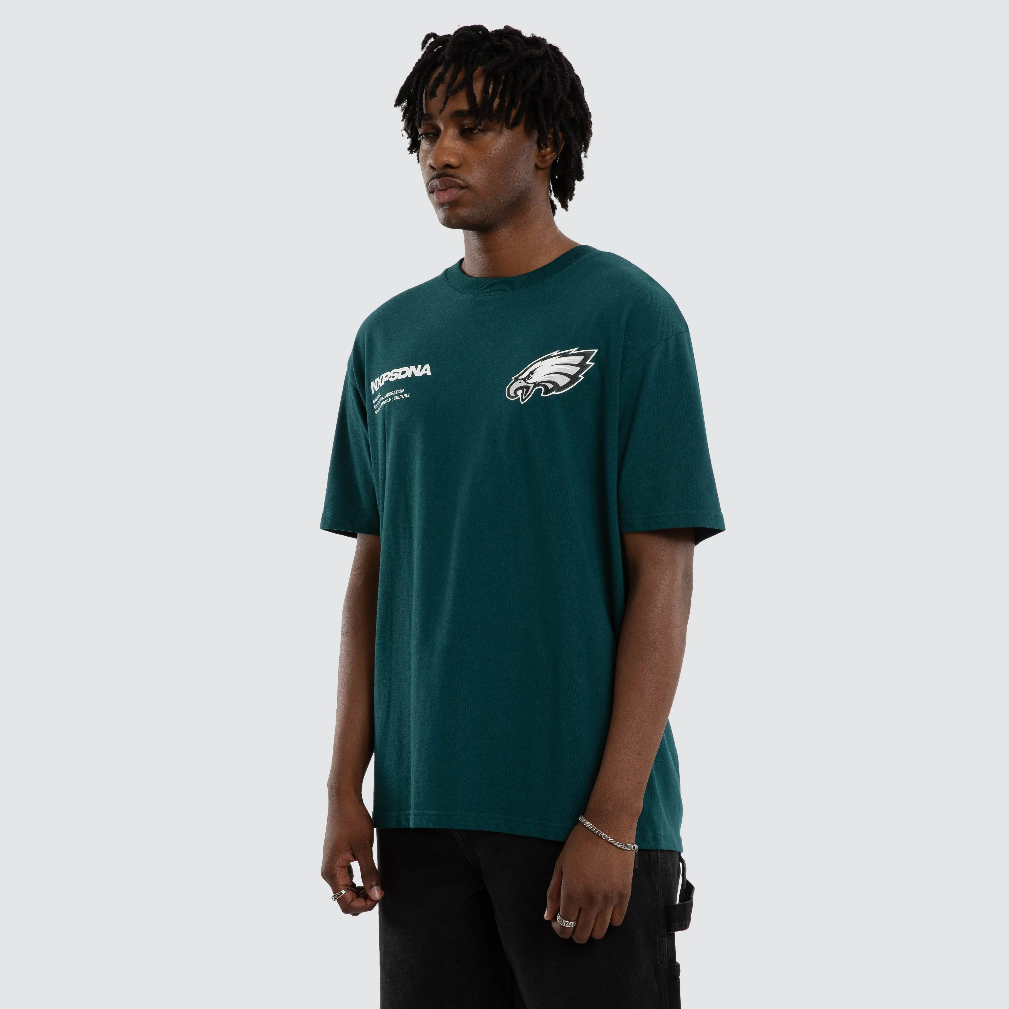 Philadelphia Eagles NFL Driven Tee Midnight Green sold by Neverland product image thumbnail 3