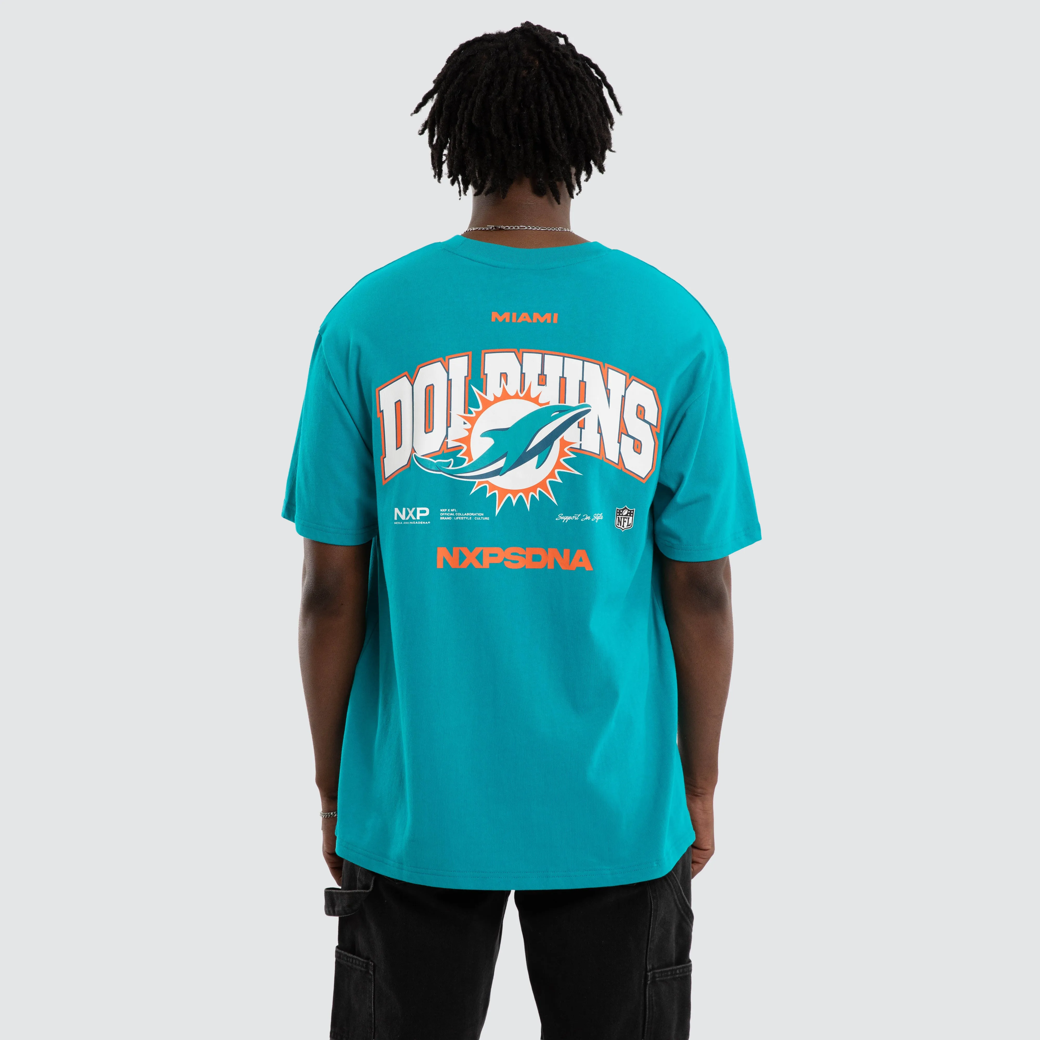Miami Dolphins NFL Driven Tee Aqua sold by Neverland