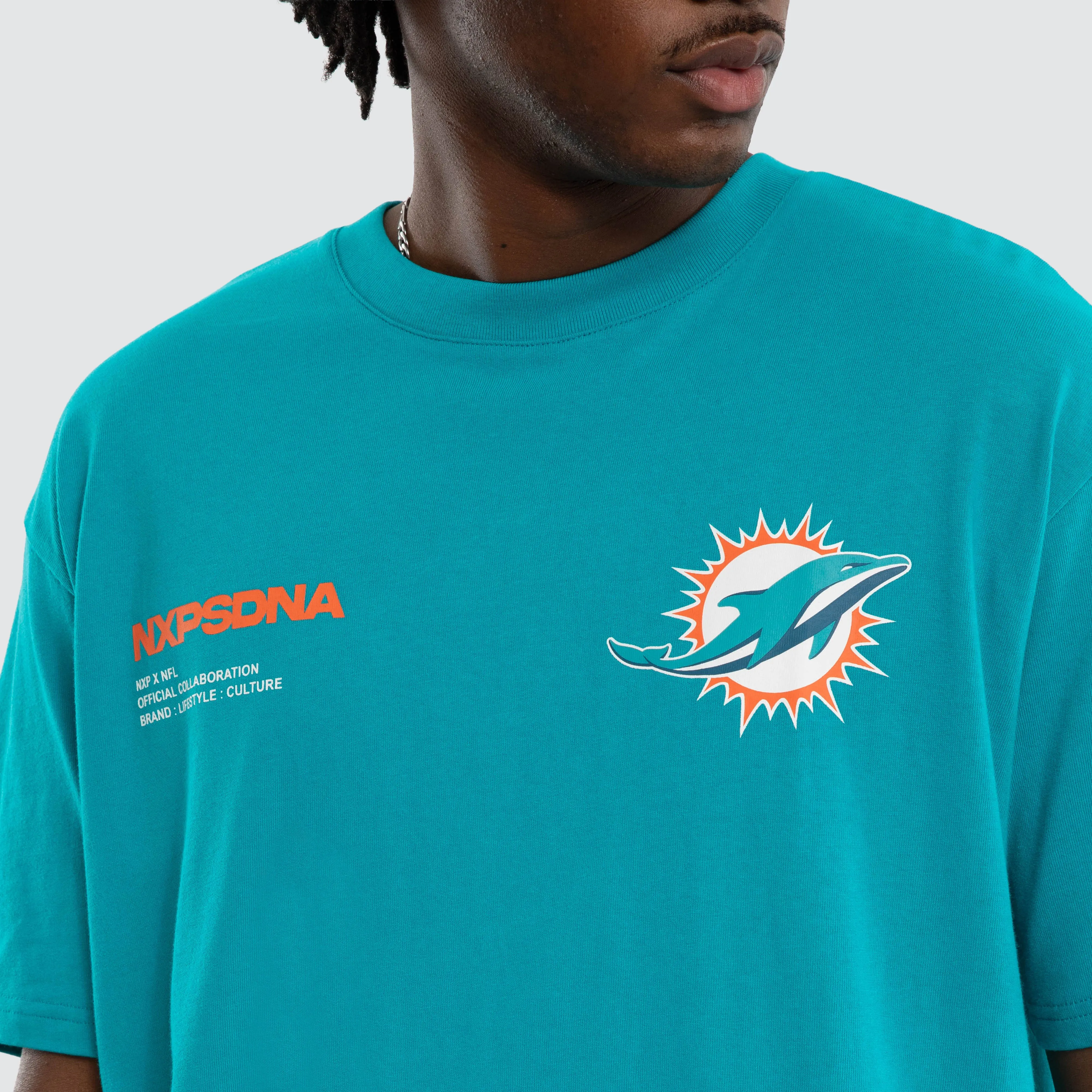 Miami Dolphins NFL Driven Tee Aqua sold by Neverland product image thumbnail 5