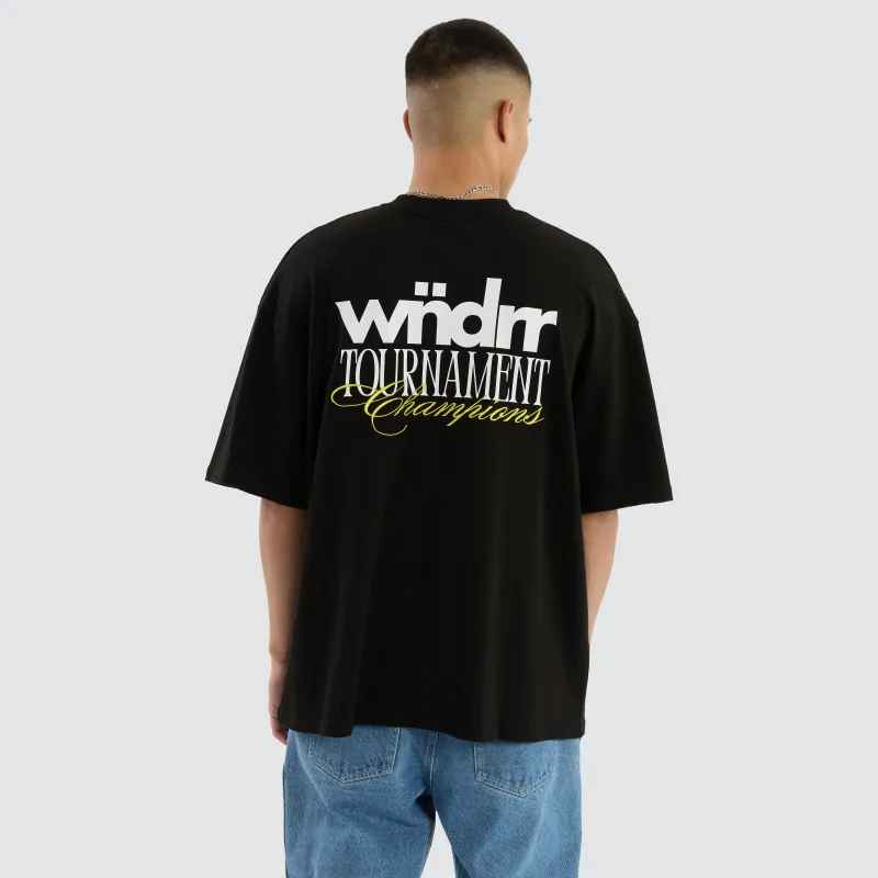 Tournament Heavy Weight Tee Black sold by Neverland