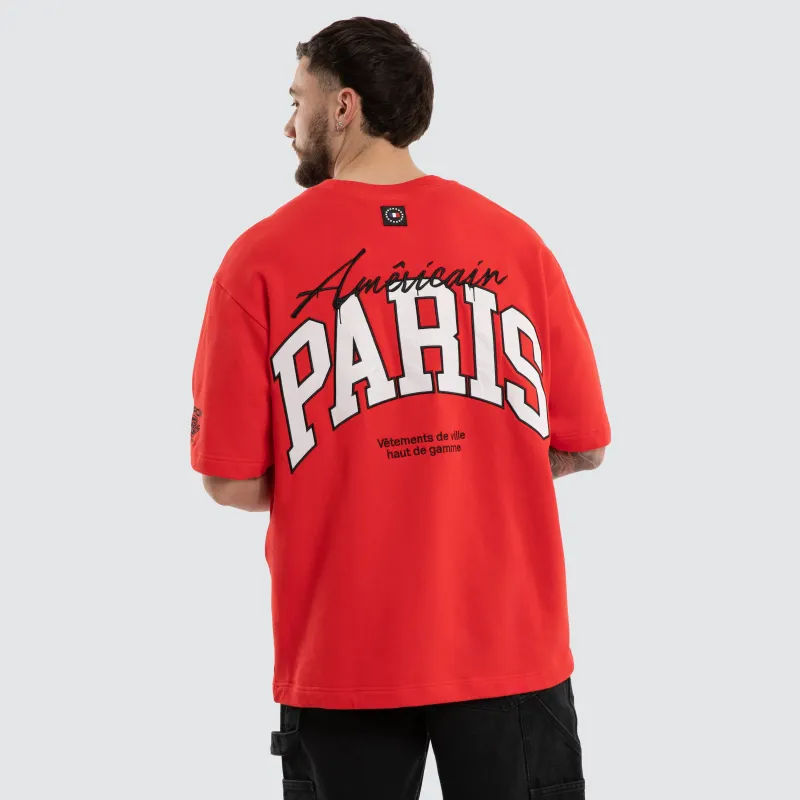 Giants Loopback Oversized Tee Poppy Red sold by Neverland