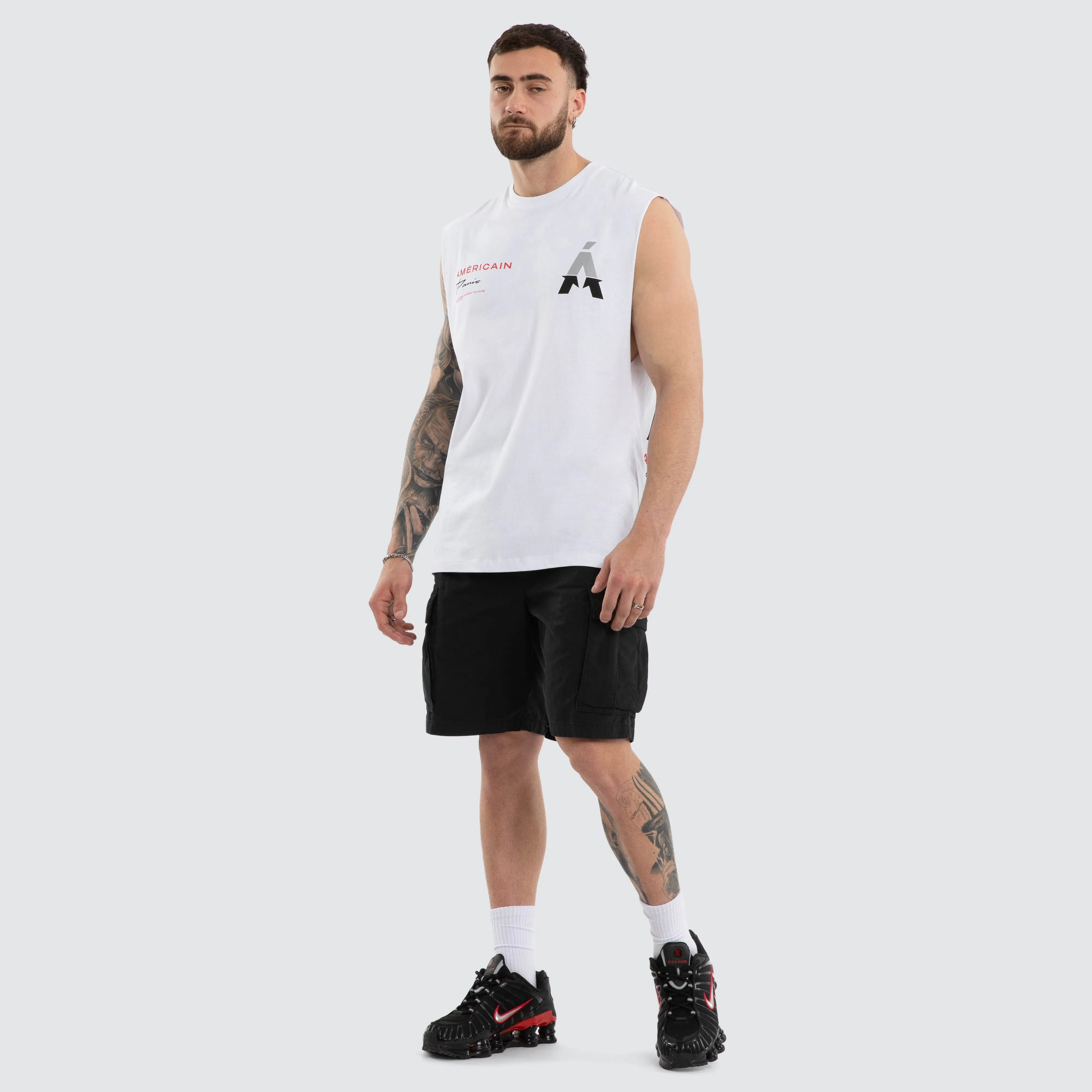 Spell Scoop Back Muscle White sold by Neverland product image thumbnail 2