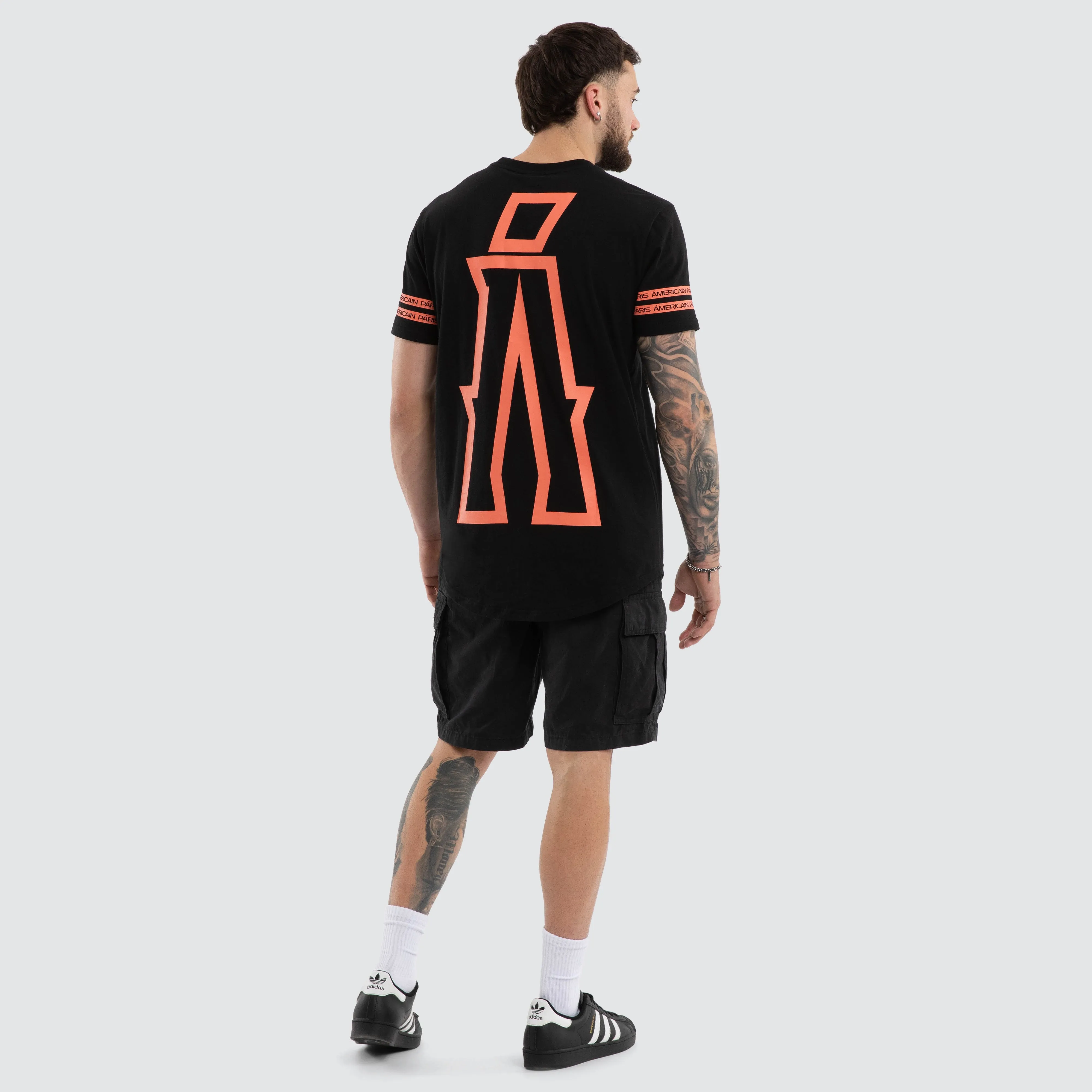 Diamond Dual Curved Tee Jet Black sold by Neverland product image thumbnail 2