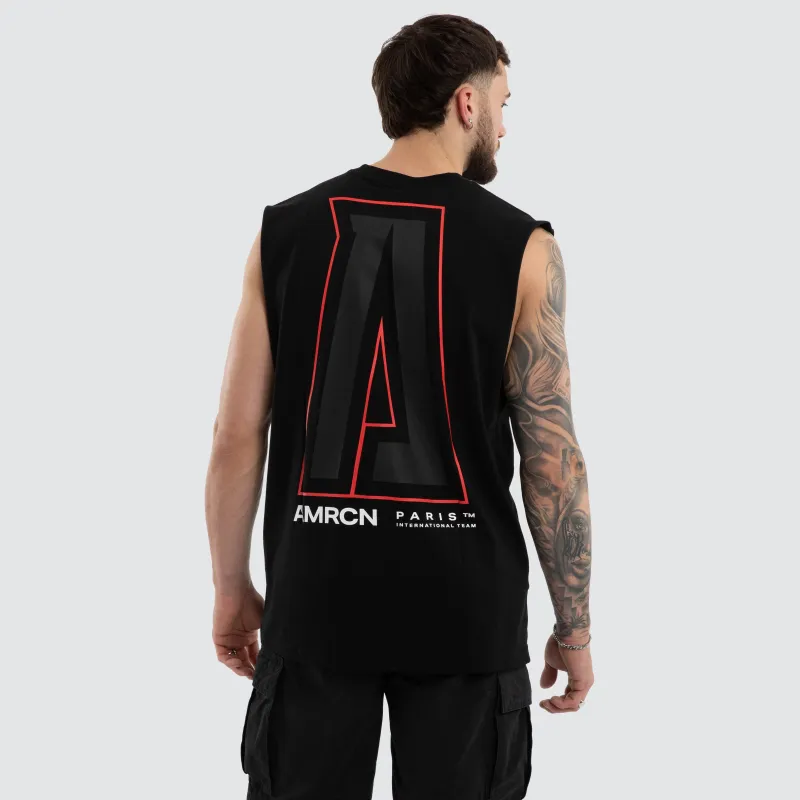 Avenue Relaxed Muscle Jet Black sold by Neverland