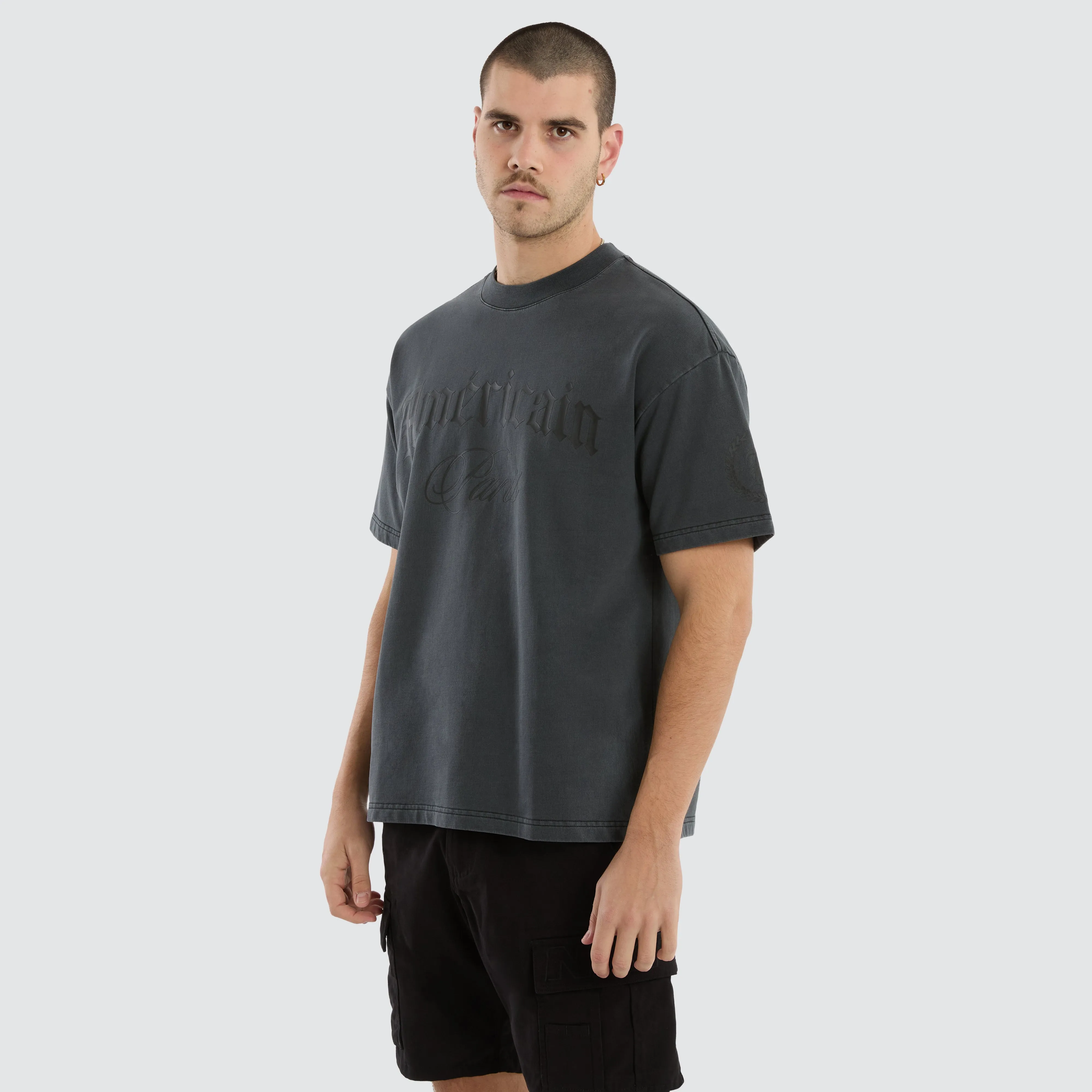 Imperial Loopback Heavy Tee Pigment Black sold by Neverland product image thumbnail 4