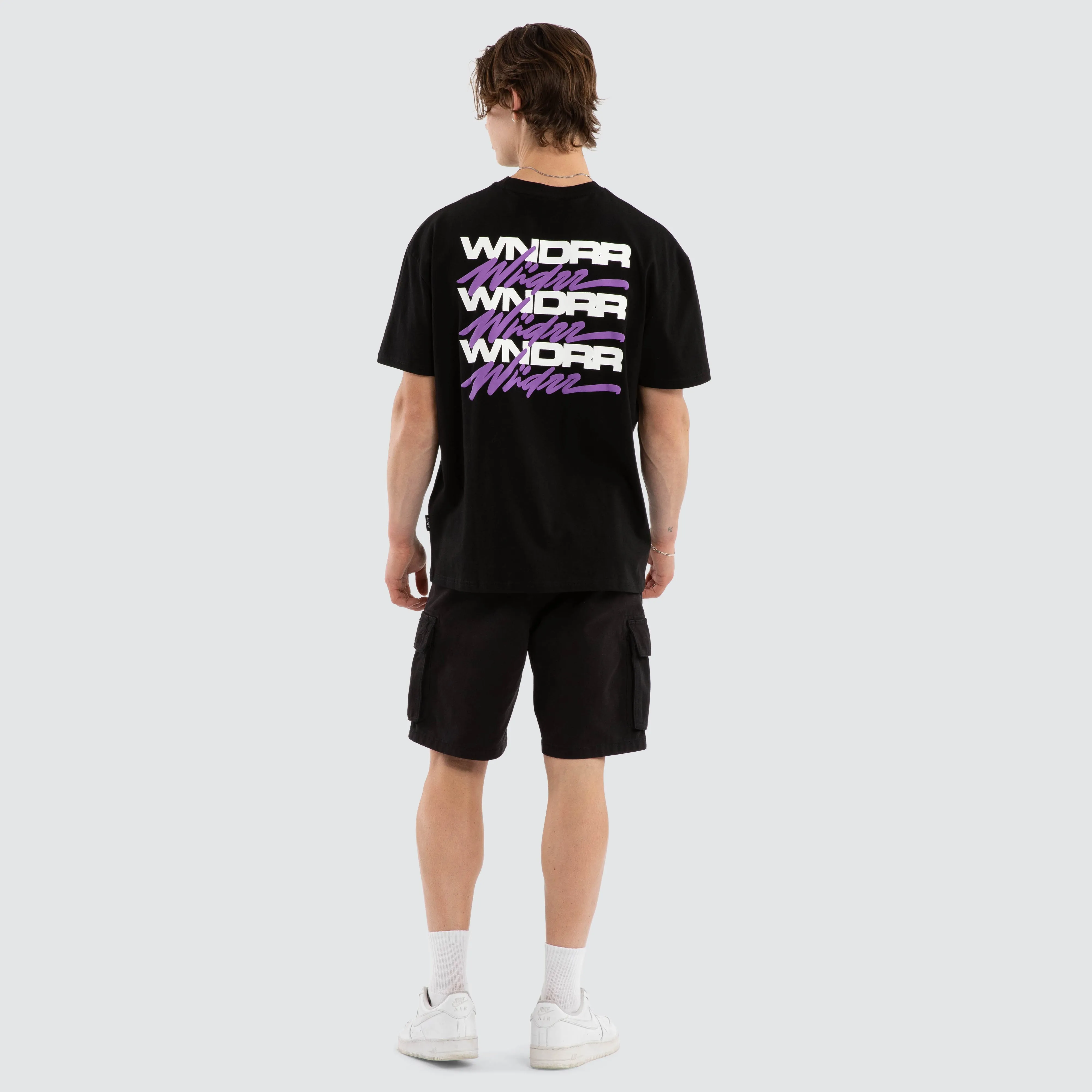 Hexed Box Fit Tee Black sold by Neverland product image thumbnail 3