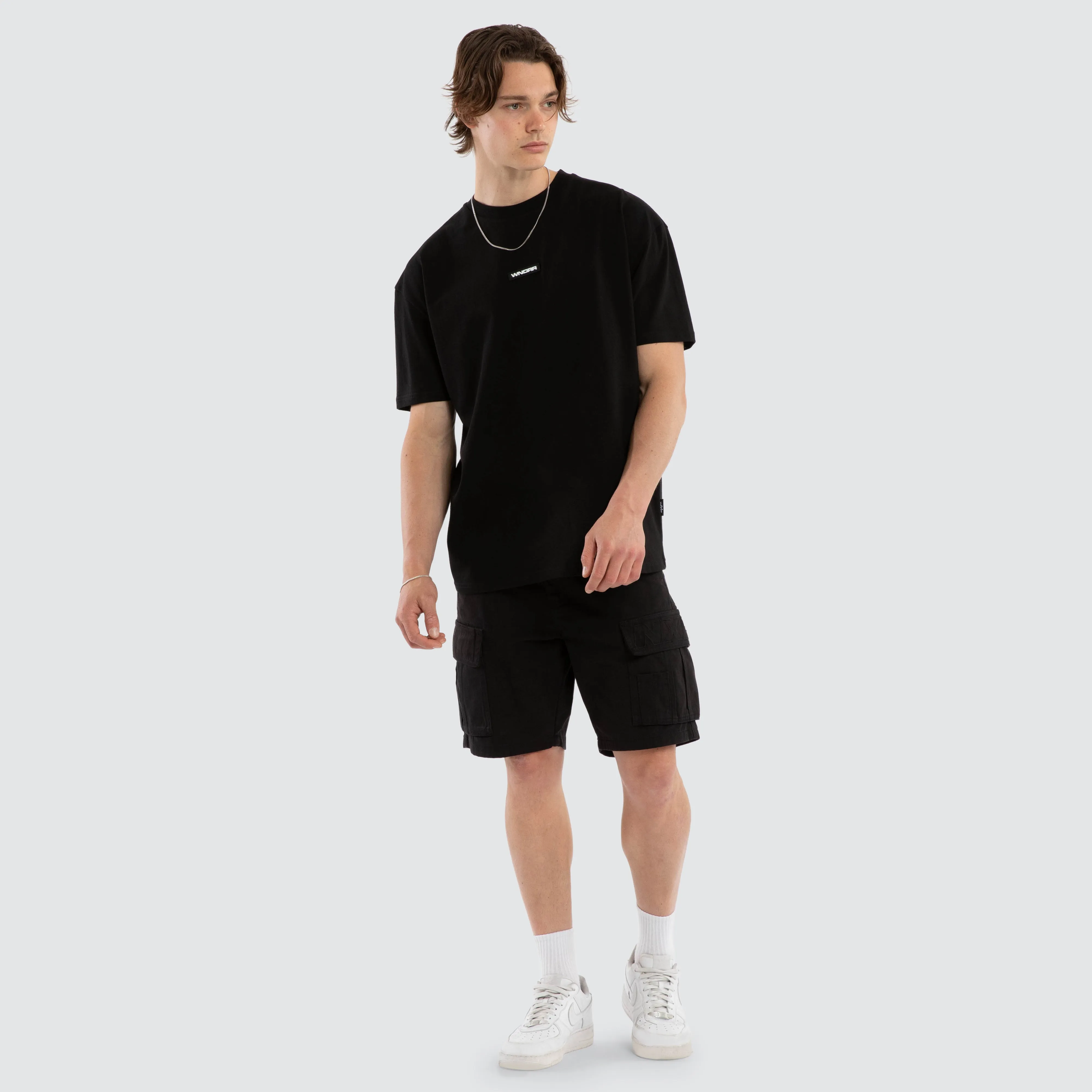 Hexed Box Fit Tee Black sold by Neverland product image thumbnail 2