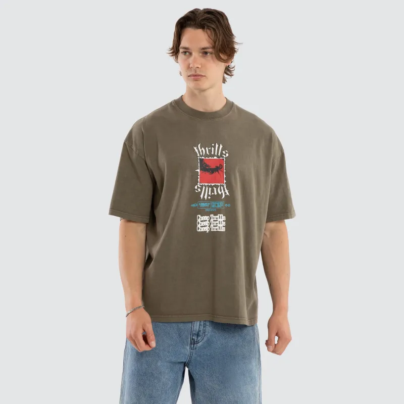 Cheap Thrills Oversize Tee Tarmac sold by Neverland