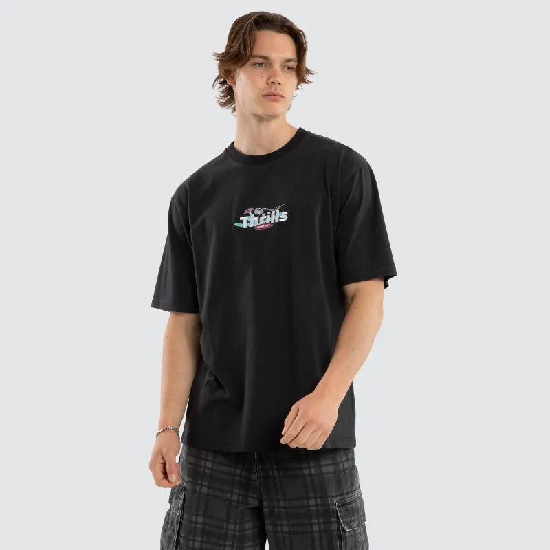 Make A Wish Oversize Faded Tee Black sold by Neverland