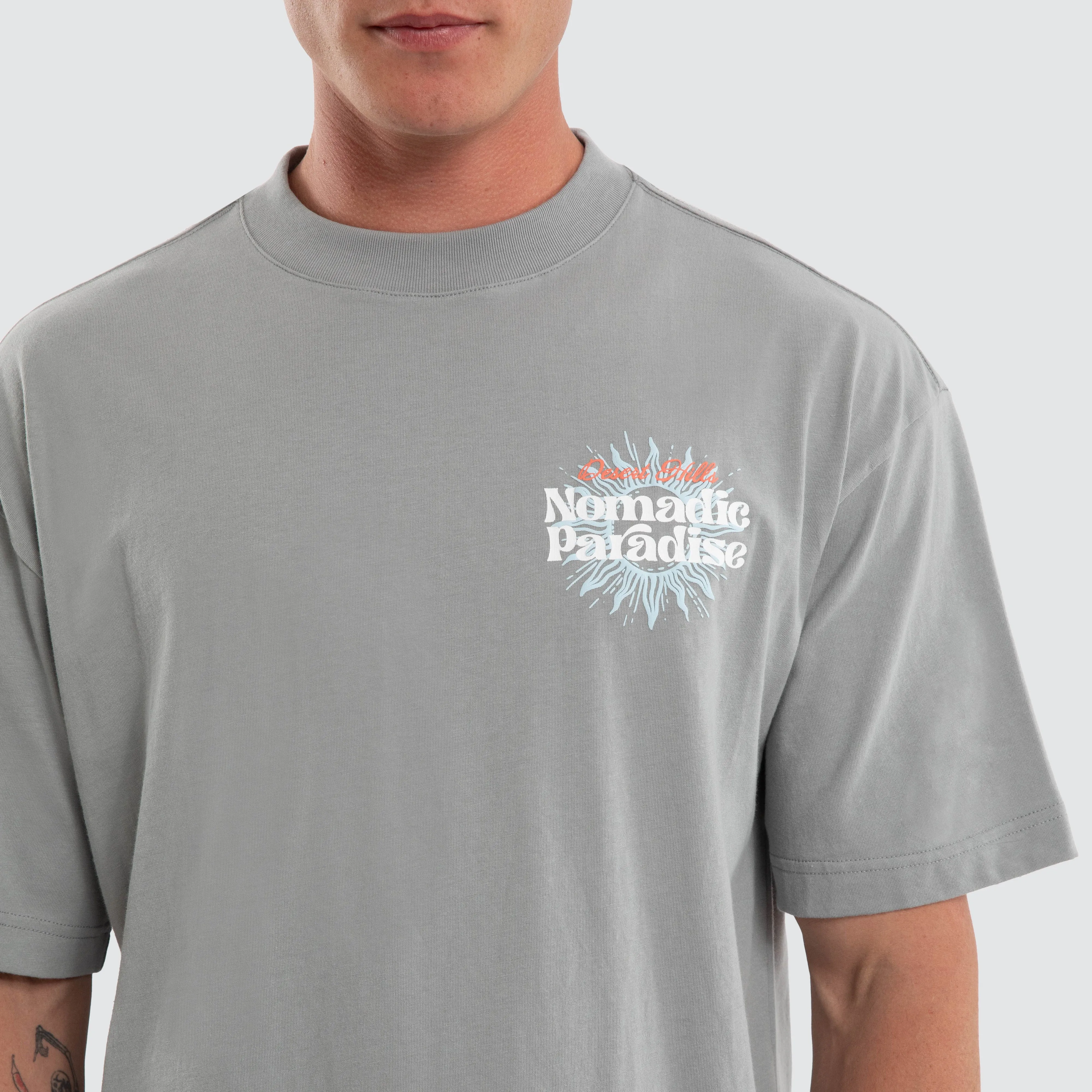 Weatherman Street Tee Neutral Grey sold by Neverland product image thumbnail 4