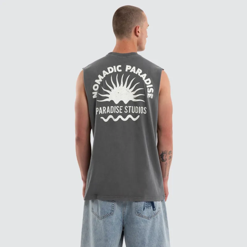 Rise Relaxed Muscle Pigment Charcoal sold by Neverland