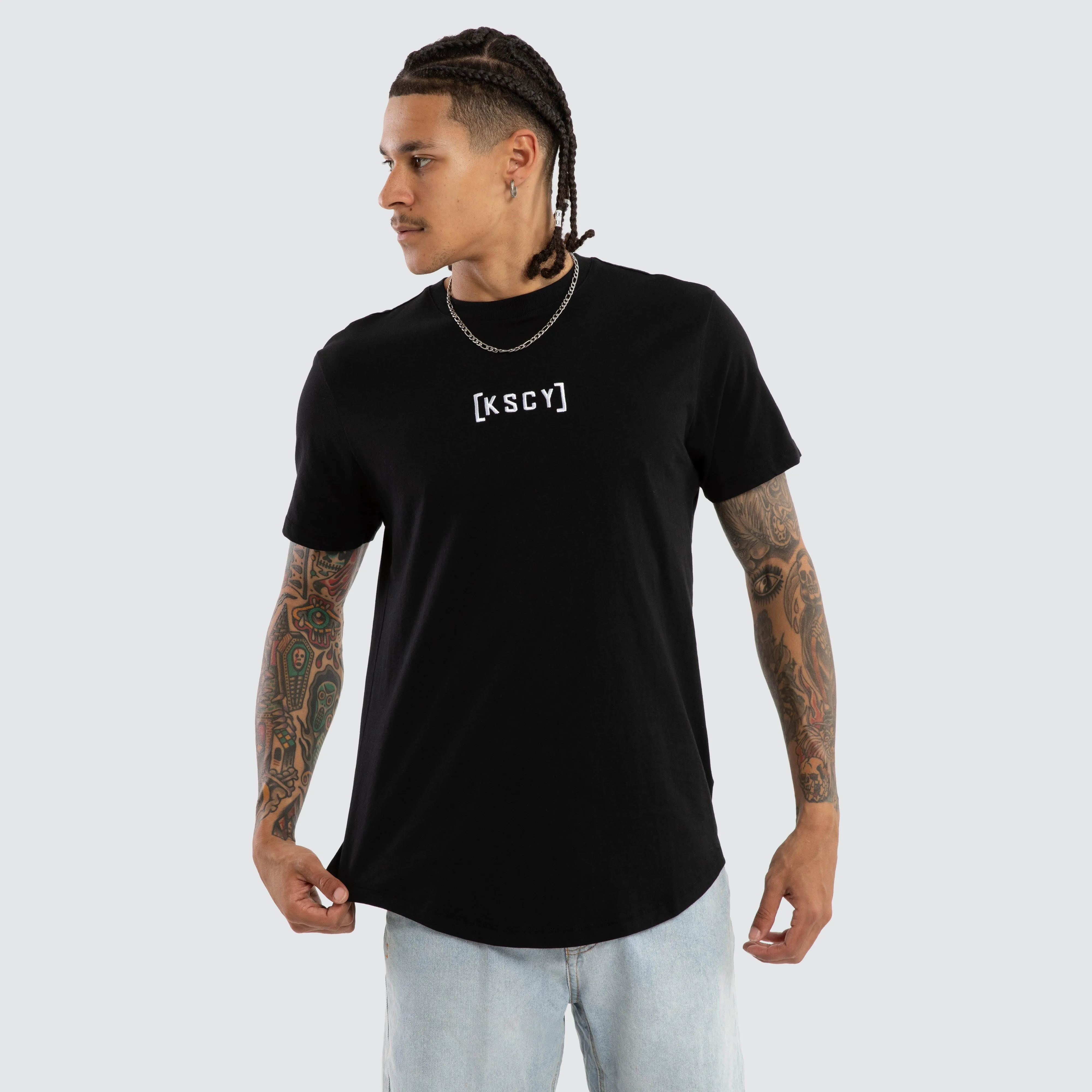 Pronto Dual Curved Tee Jet Black sold by Neverland