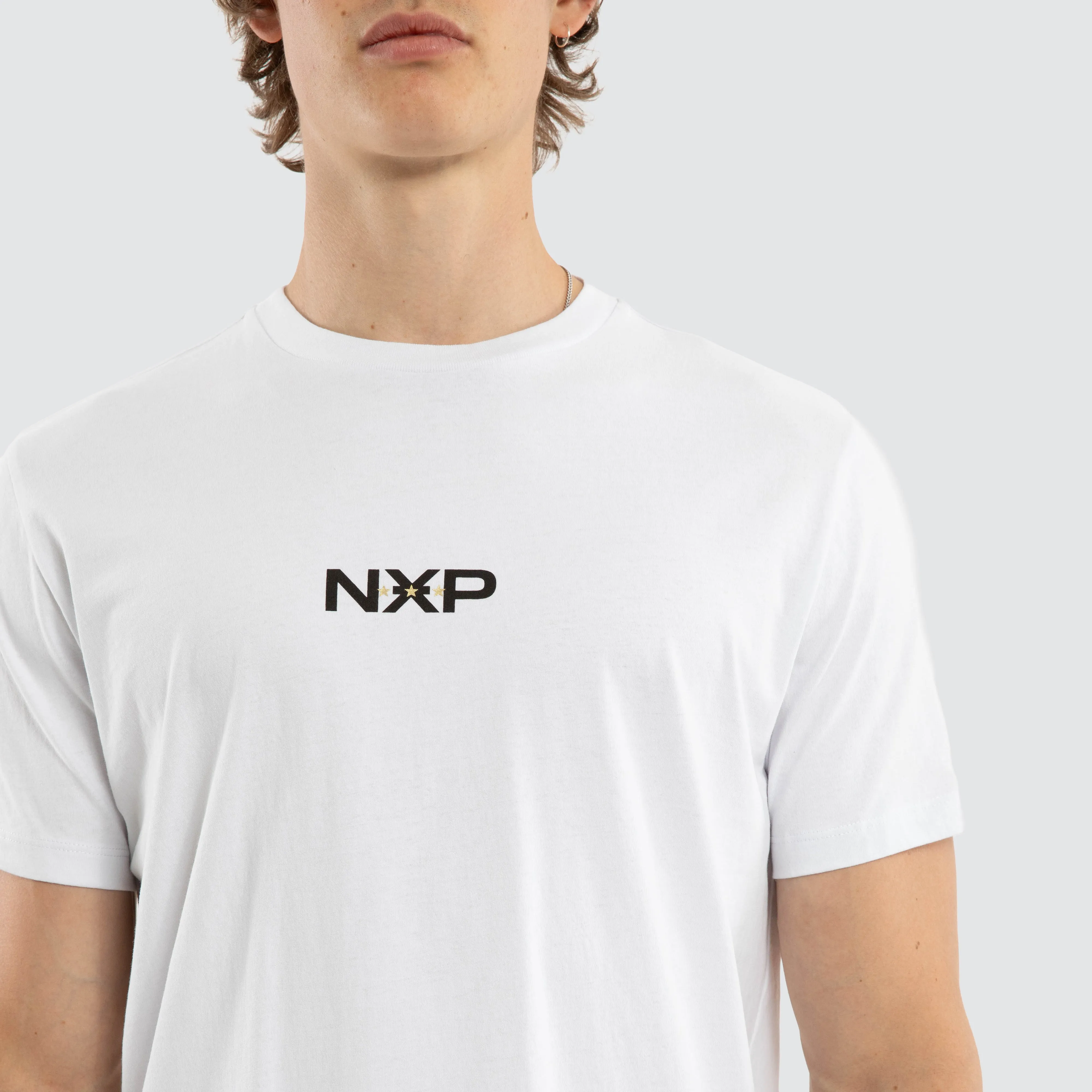 Combat Dual Curved Tee Optical White sold by Neverland product image thumbnail 4
