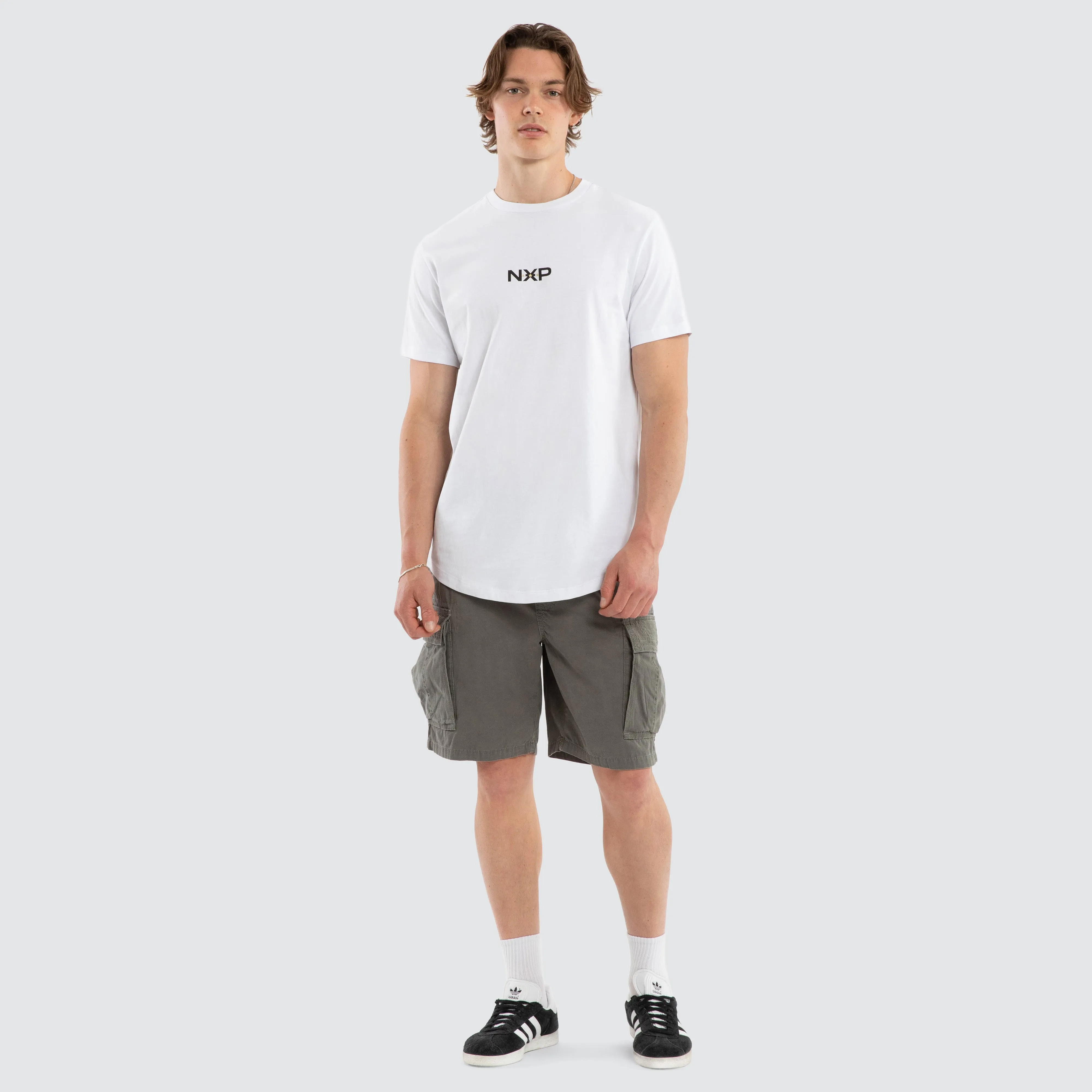 Combat Dual Curved Tee Optical White sold by Neverland product image thumbnail 2