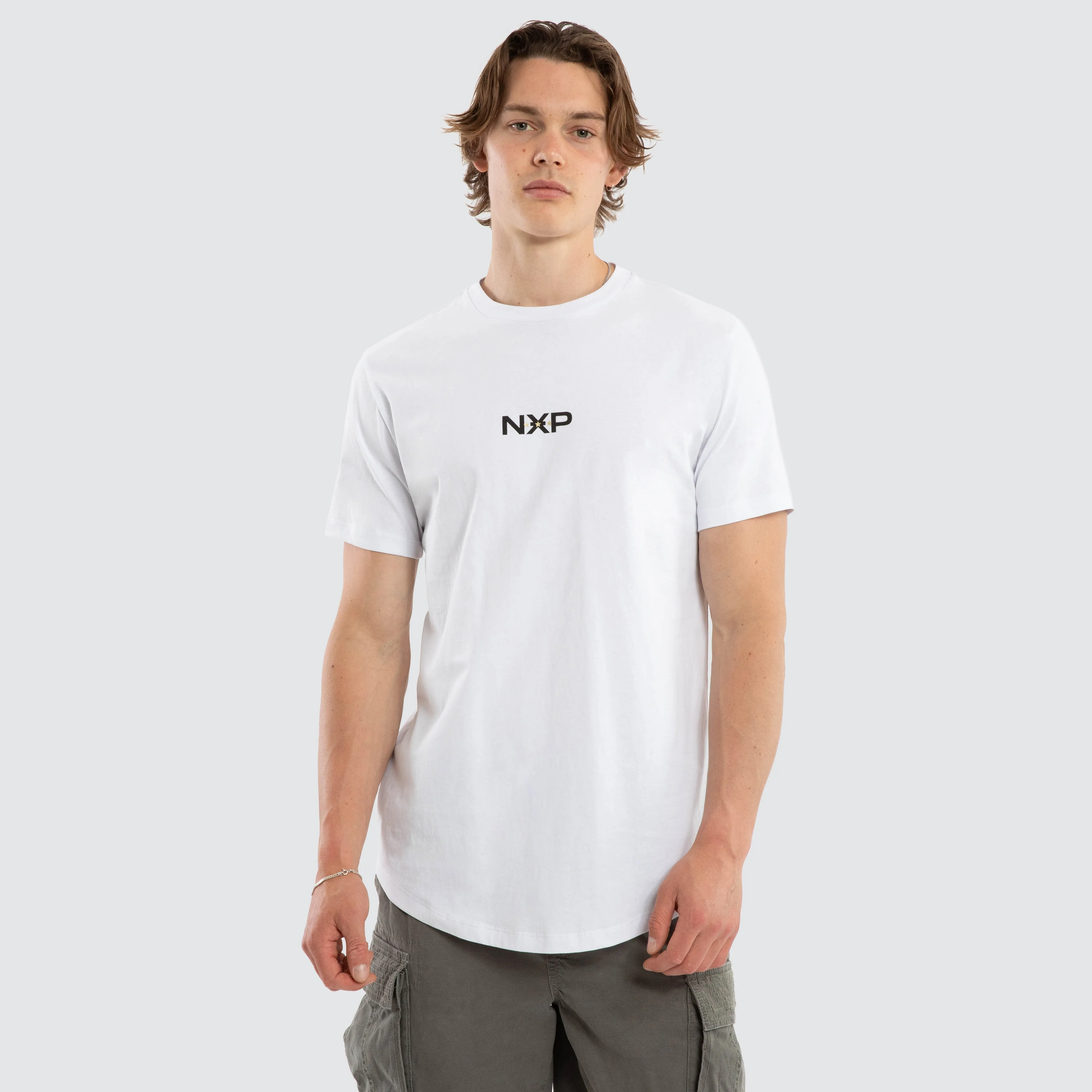 Combat Dual Curved Tee Optical White sold by Neverland product image thumbnail 3