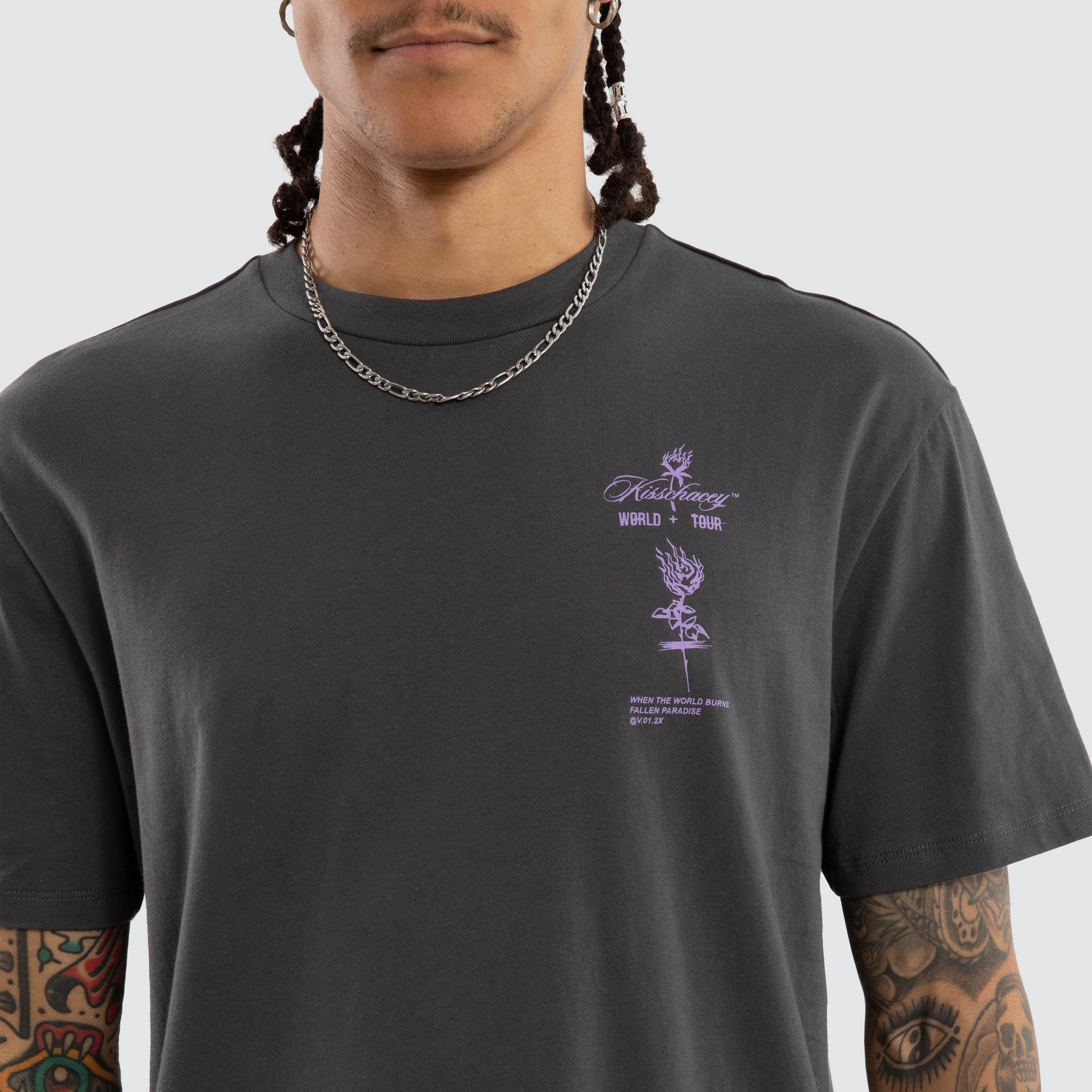 Division Relaxed Tee Asphalt sold by Neverland product image thumbnail 4