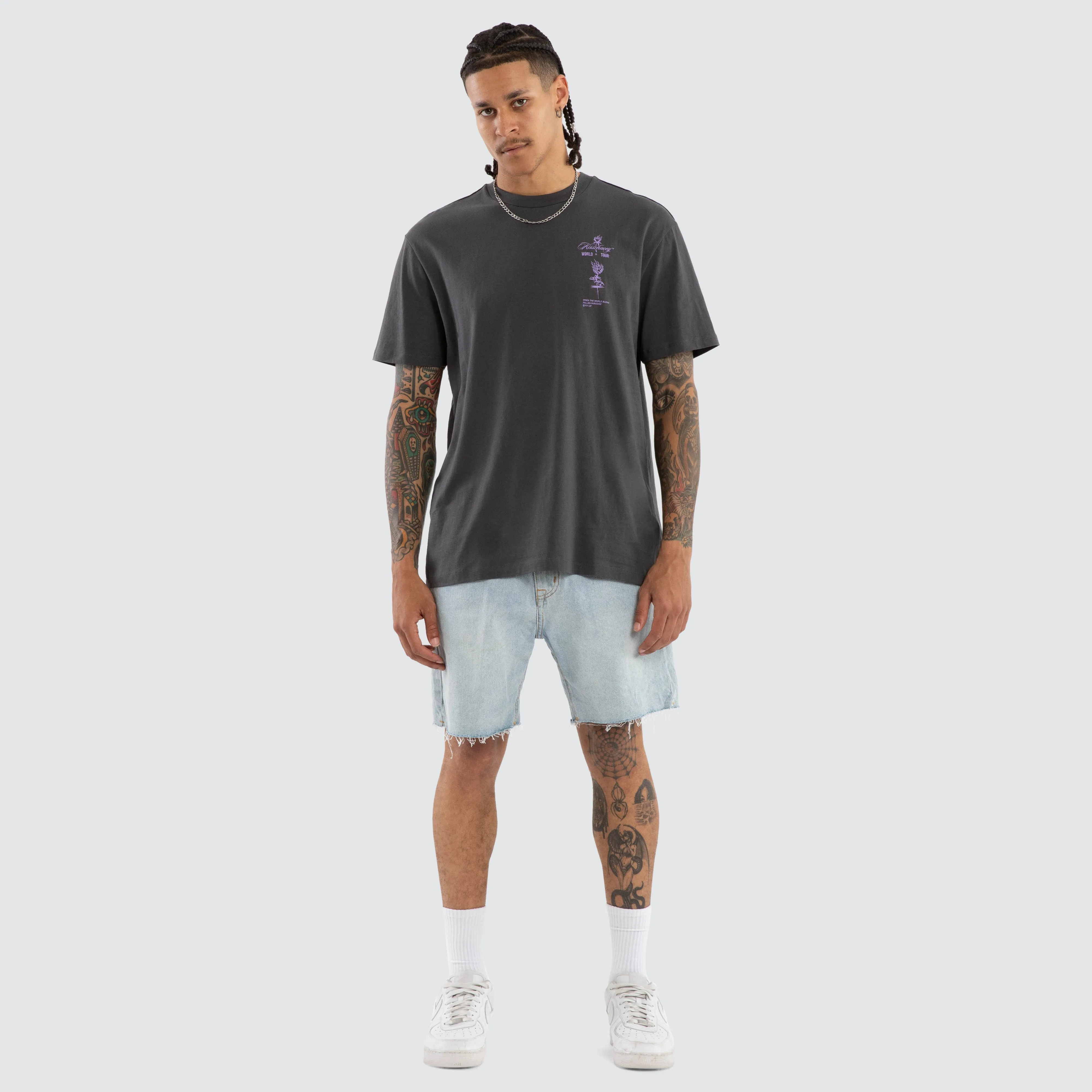 Division Relaxed Tee Asphalt sold by Neverland product image thumbnail 2