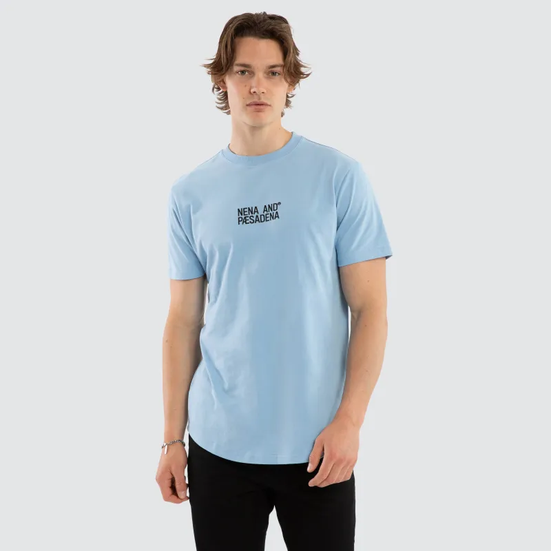 Journey Dual Curved Tee Blue Bell sold by Neverland